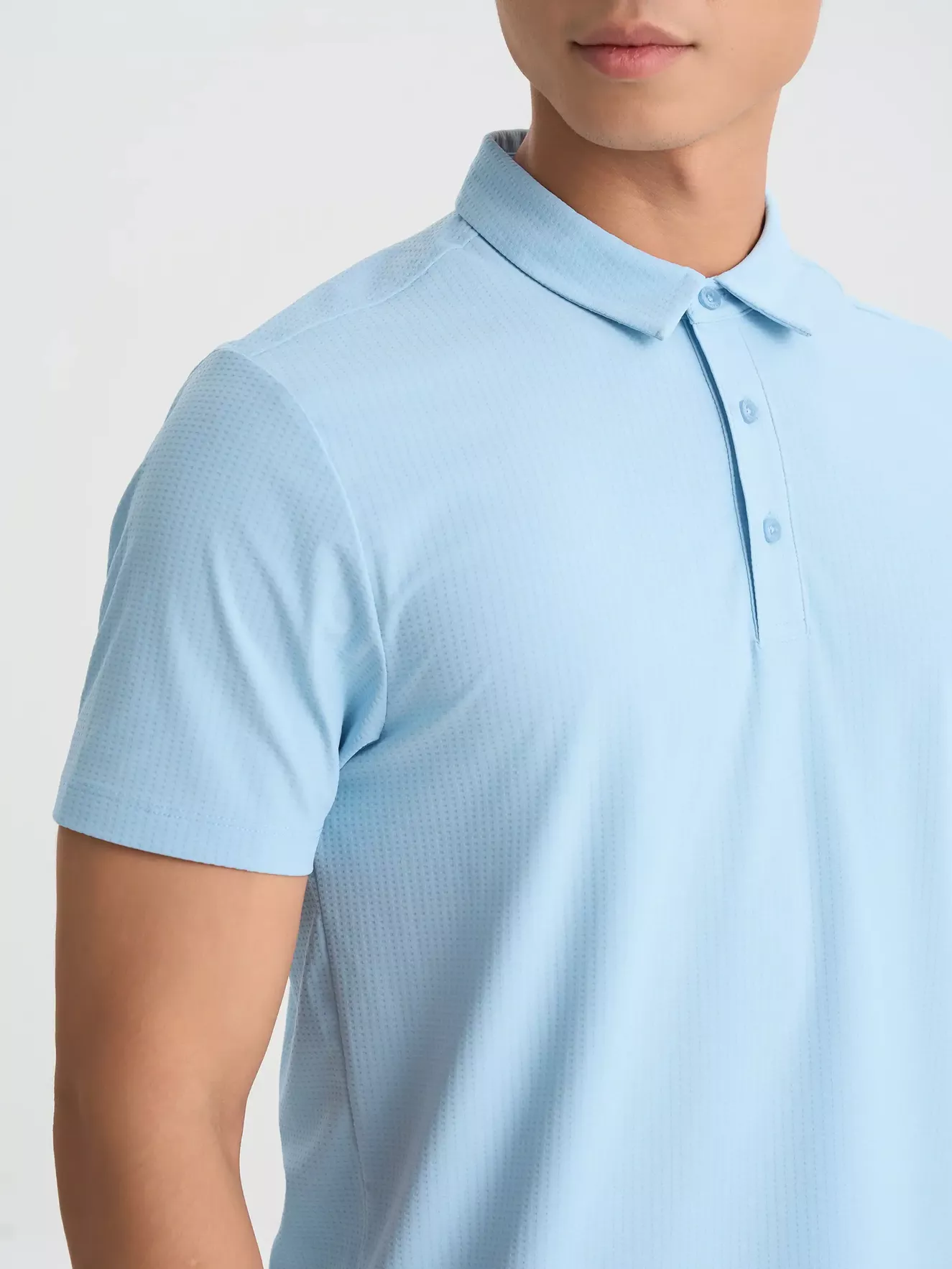 Áo Polo Nam Thể Thao 5S Fashion Dệt Jacquard Slimfit APC25036