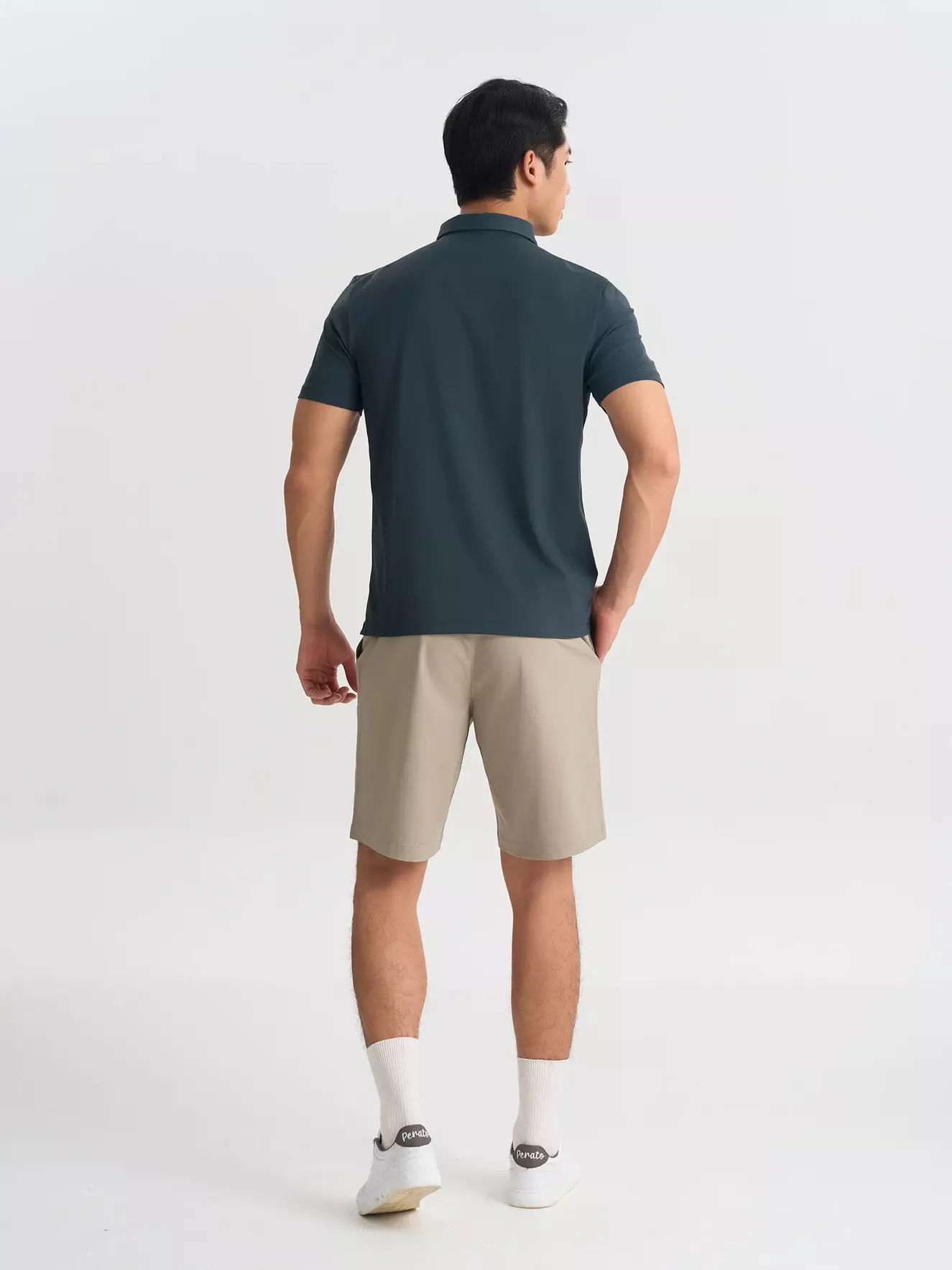 Áo Polo Nam Thể Thao 5S Fashion In Chữ Tay Regular APC25039