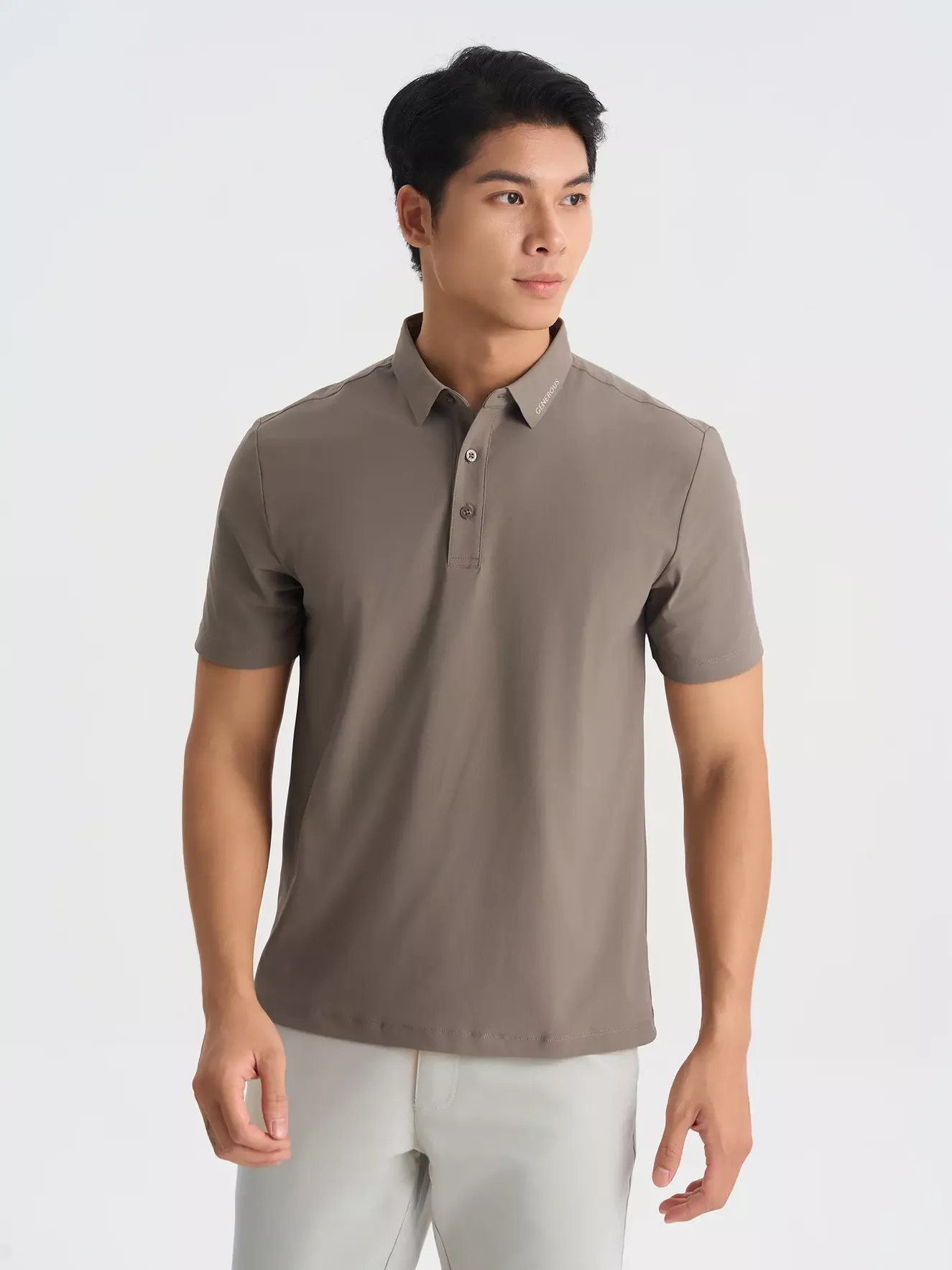 Áo Polo Nam Thể Thao 5S Fashion In Cổ Phom Regular APC25055