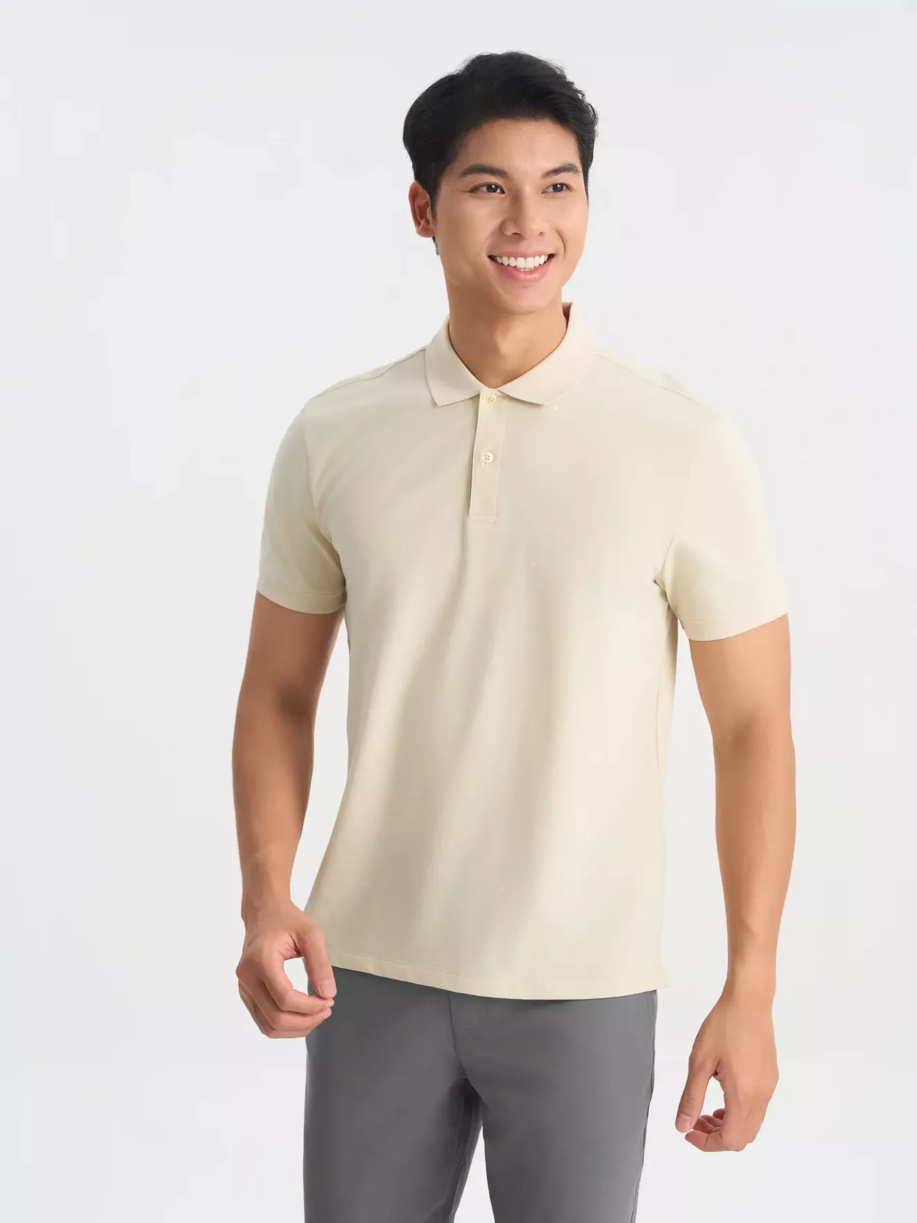 Áo Polo Nam Họa Tiết Hình Học 5S Fashion Slimfit APC25076