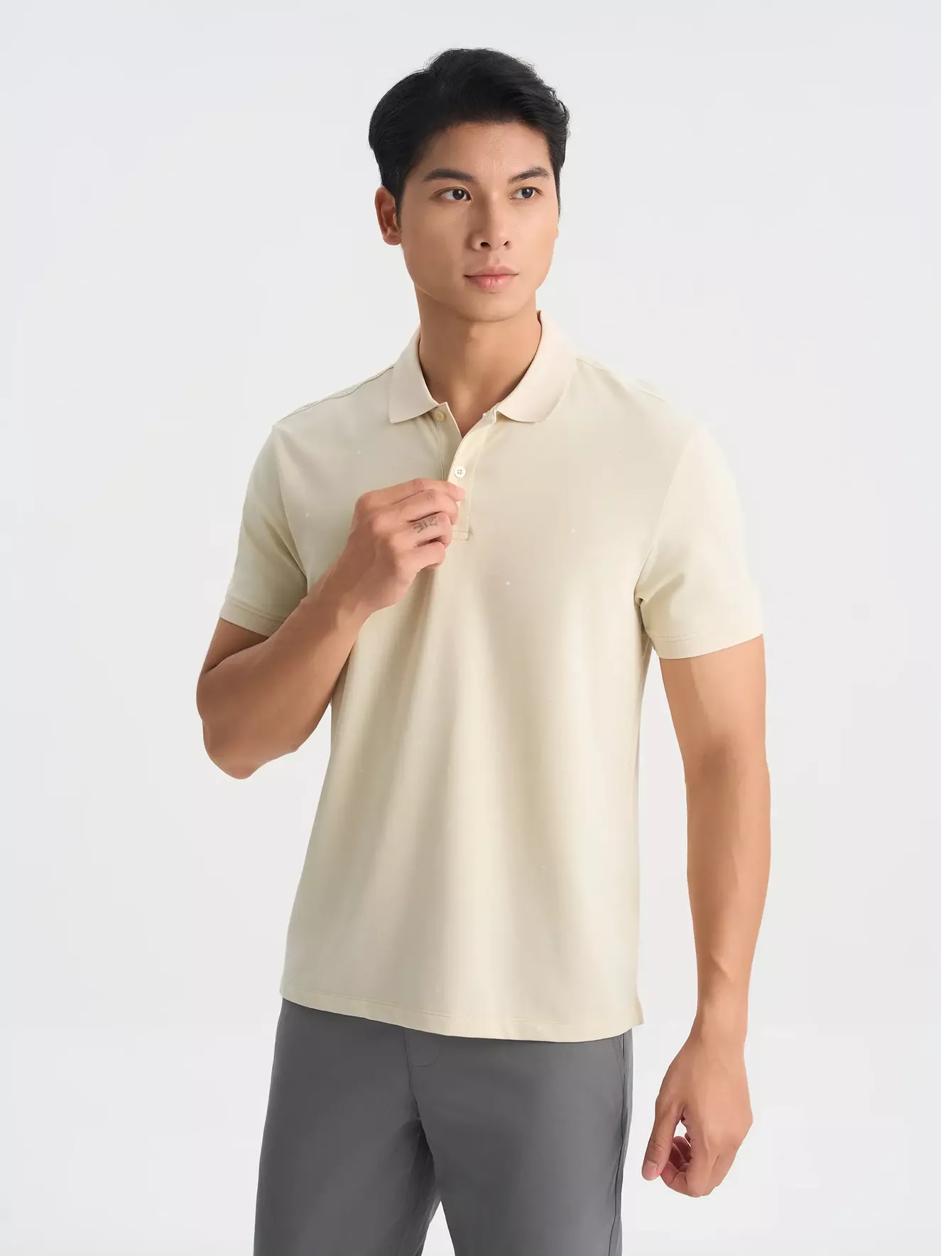 Áo Polo Nam Họa Tiết Hình Học 5S Fashion Slimfit APC25076