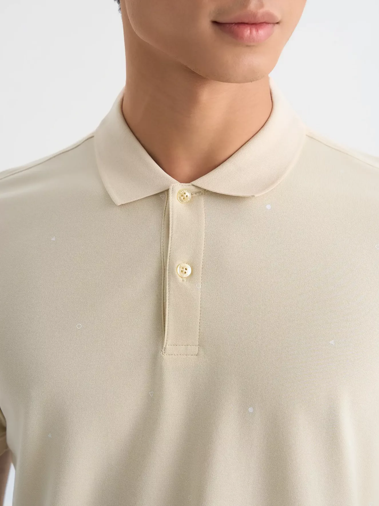 Áo Polo Nam Họa Tiết Hình Học 5S Fashion Slimfit APC25076