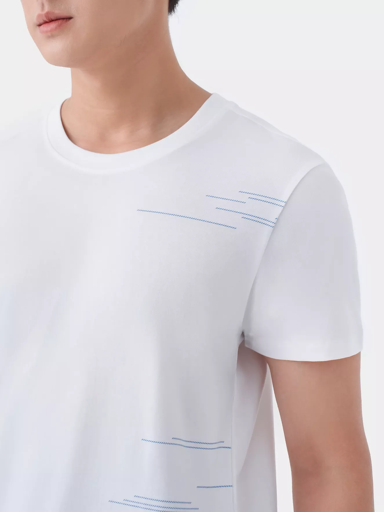 Áo Thun Nam Ngắn Tay 5S Fashion Họa Tiết Phom Slimfit ATS24007