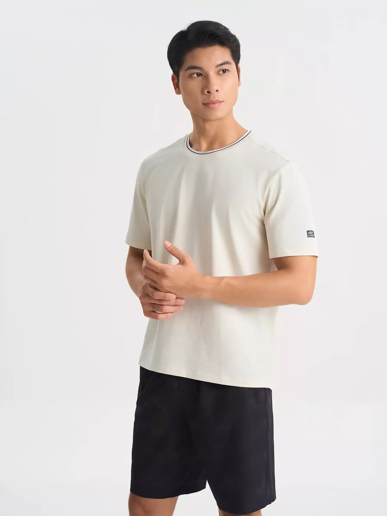 Áo Thun Nam Ngắn Tay 5S Fashion Cotton Phom Casual ATS25002