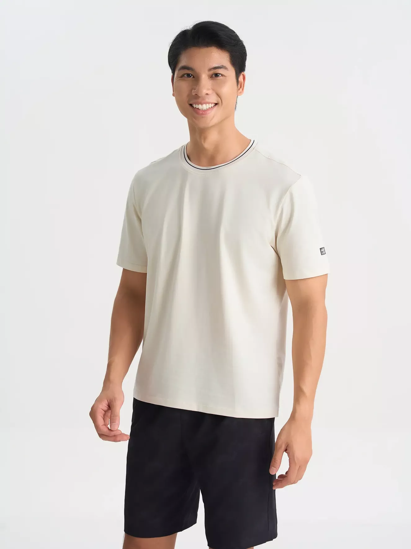 Áo Thun Nam Ngắn Tay 5S Fashion Cotton Phom Casual ATS25002