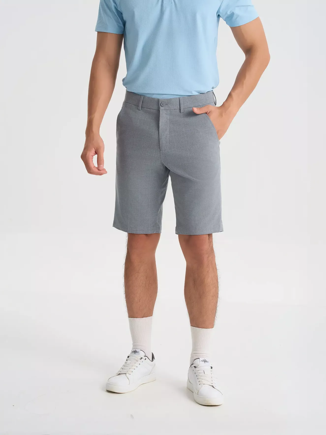 Quần Short Tây Nam 5S Fashion Kẻ Ô Slimfit QSA25005