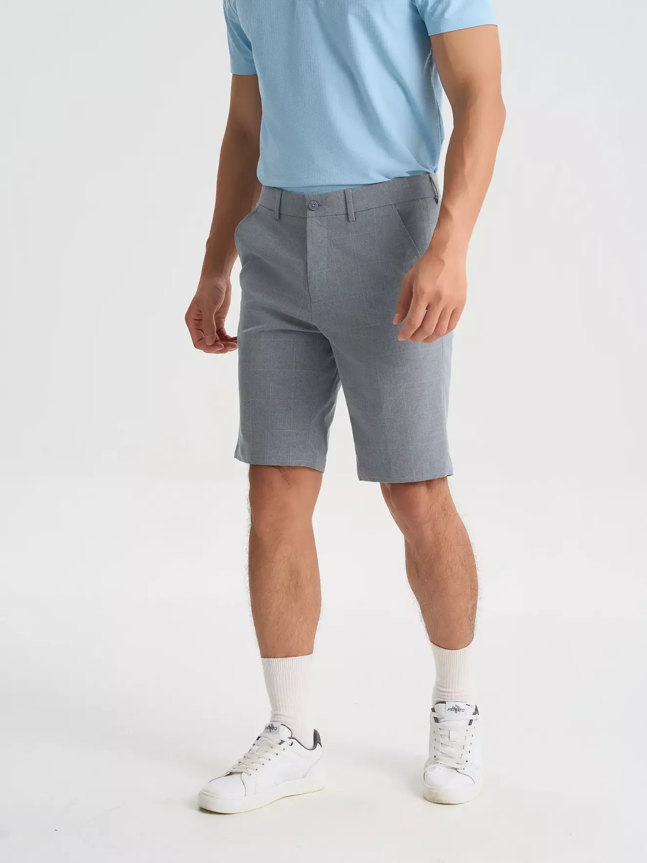 Quần Short Tây Nam 5S Fashion Kẻ Ô Slimfit QSA25005