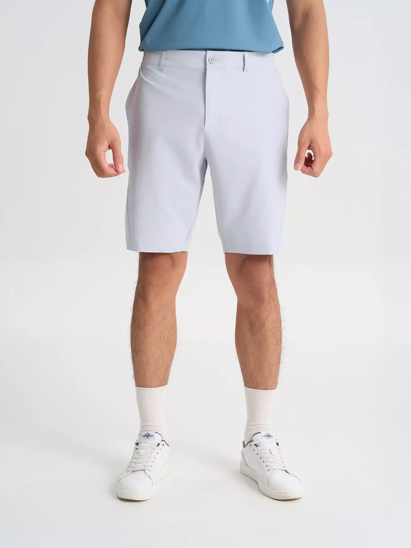 Quần Short Thể Thao Nam 5S Fashion Cạp Cúc Phối Chun Regular QST25009