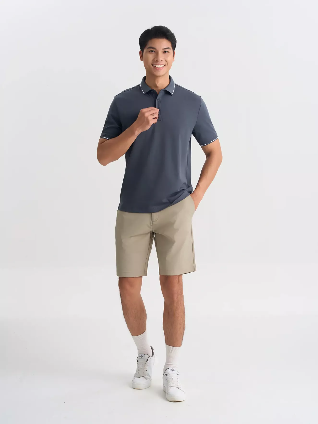 Áo Polo Nam 5S FASHION 100% Cotton Phom Regular APC25024