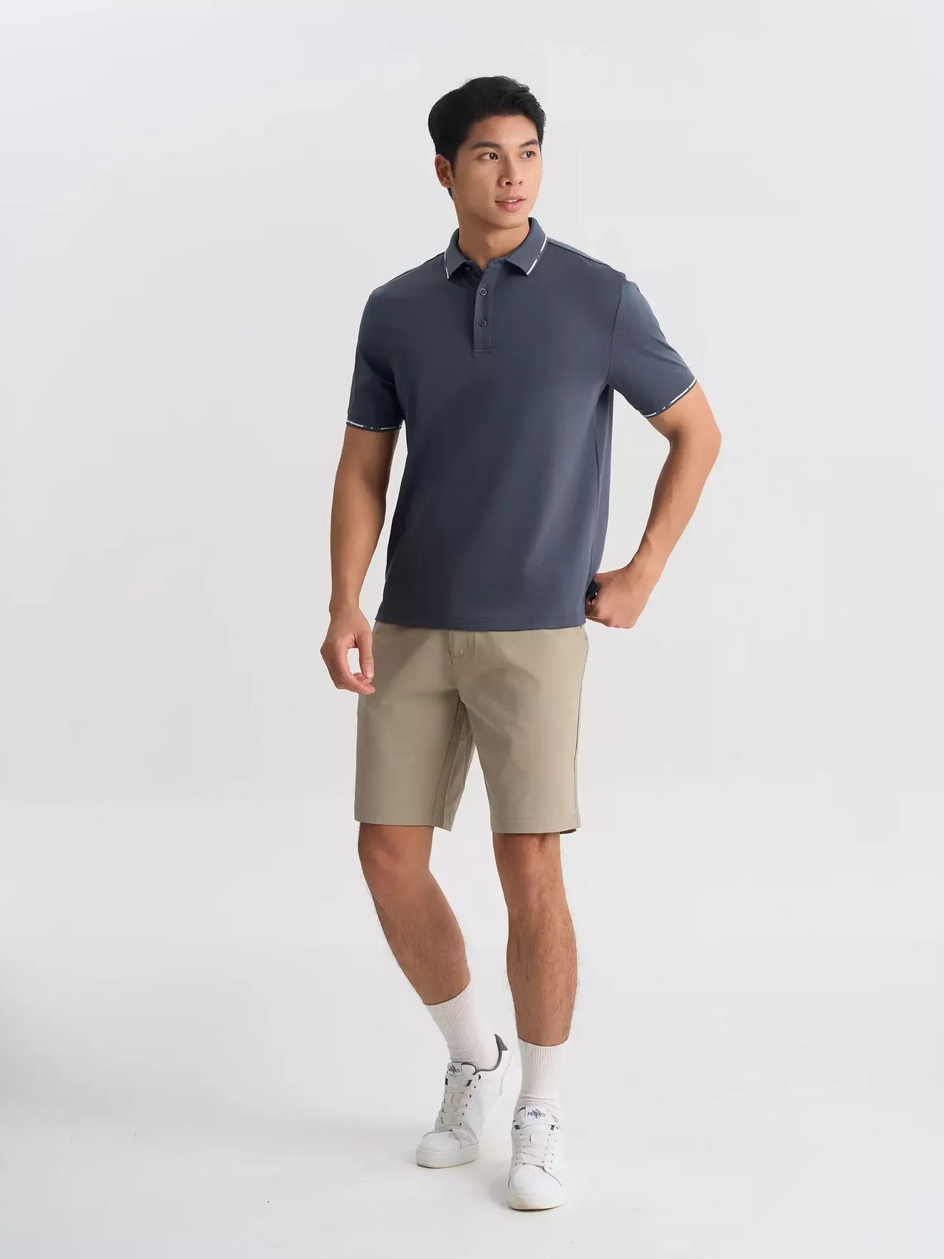 Áo Polo Nam 5S FASHION 100% Cotton Phom Regular APC25024