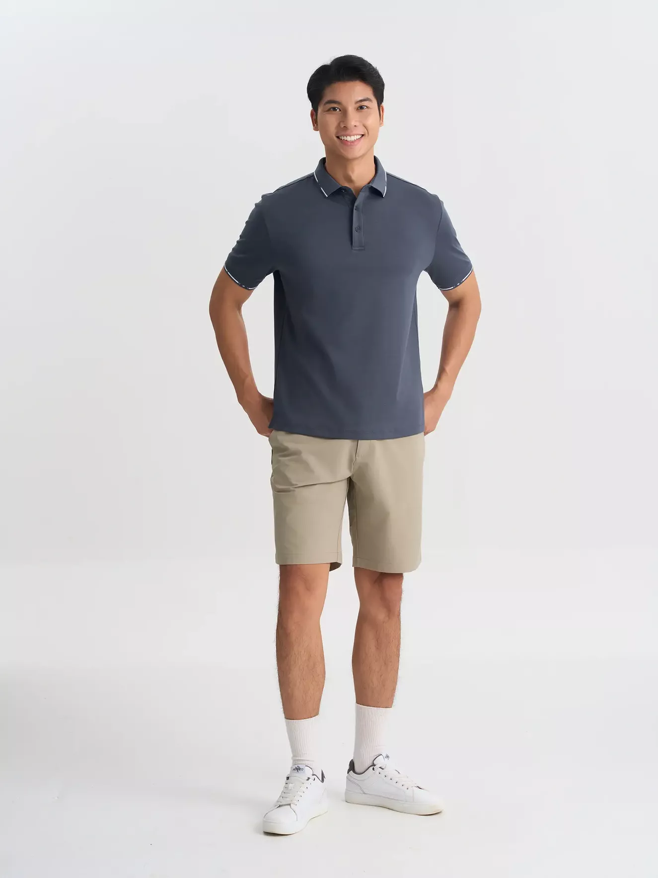 Áo Polo Nam 5S FASHION 100% Cotton Phom Regular APC25024
