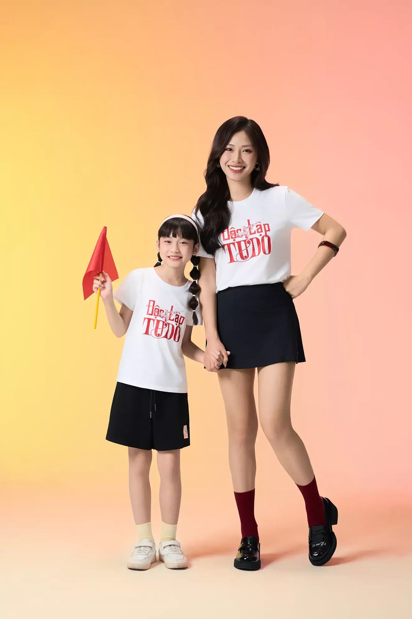 Áo Thun Cờ Đỏ Sao Vàng Unisex 5S Fashion In Độc Lập Tự Do ATS25080