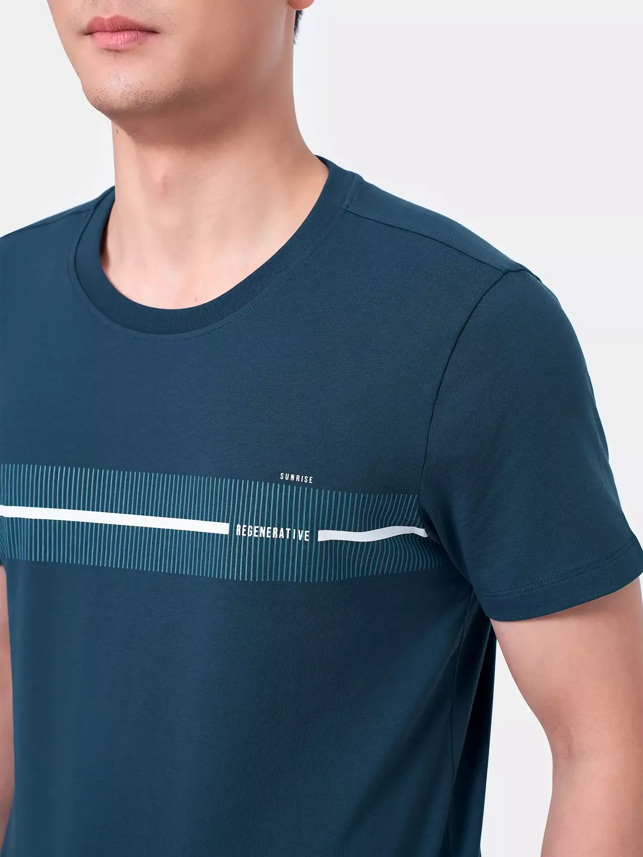 Áo Thun Nam Ngắn Tay 5S FASHION In Cao Cấp Slimfit ATS24021