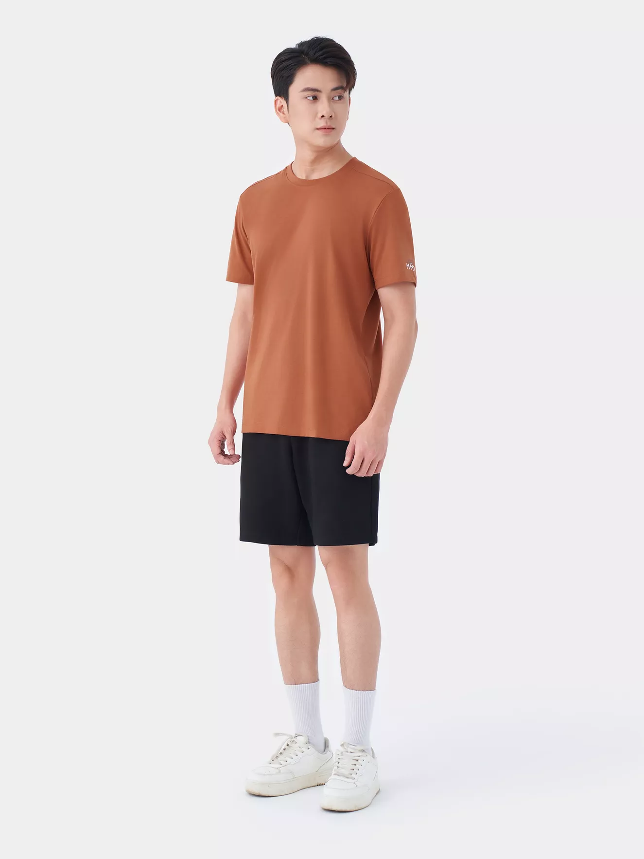 Áo Thun Nam Ngắn Tay 5S Fashion In Tay Slimfit ATS24031