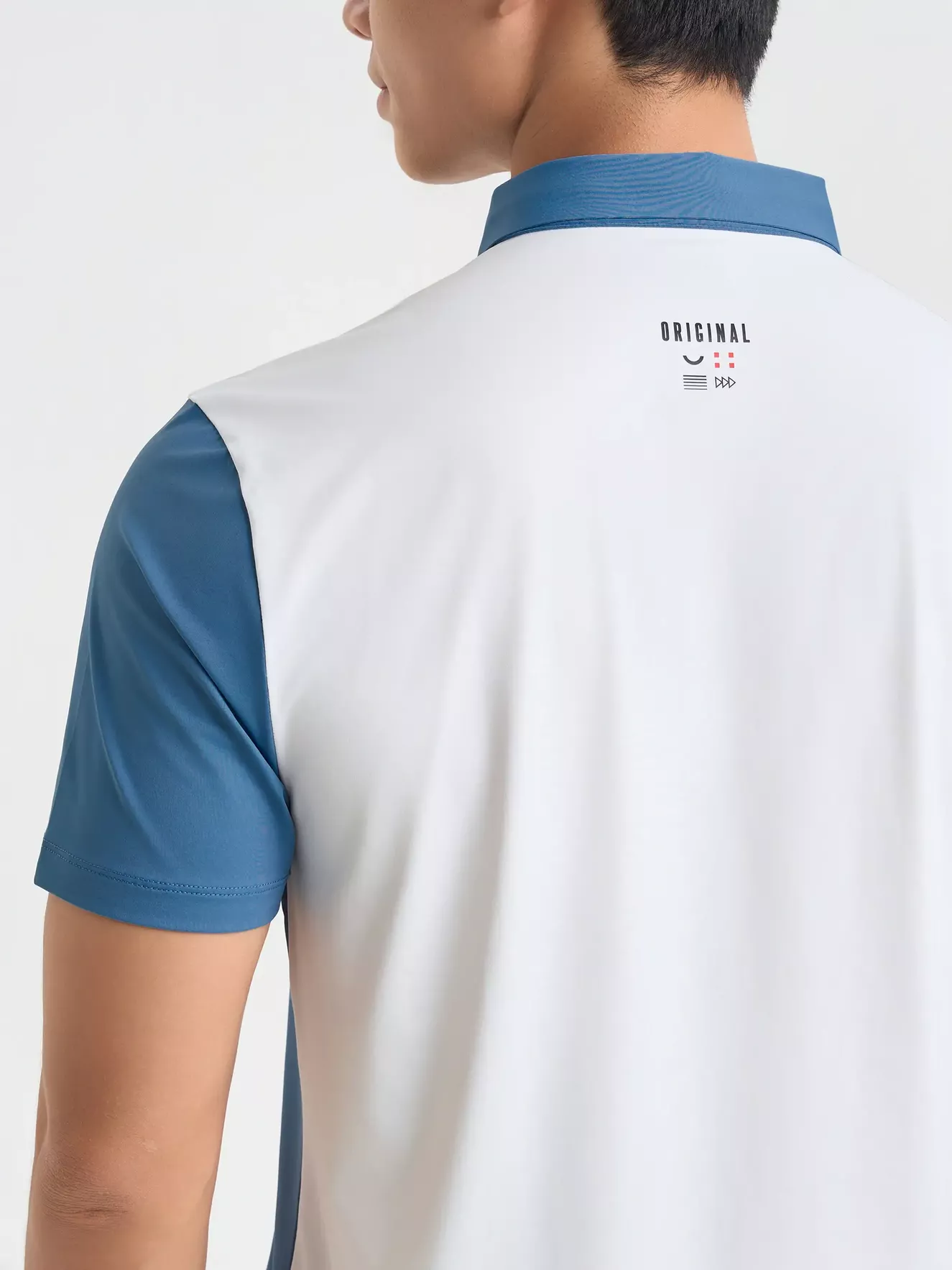 Áo Polo Nam 5S Fashion Can Phối In Lưng Slimfit APC25068