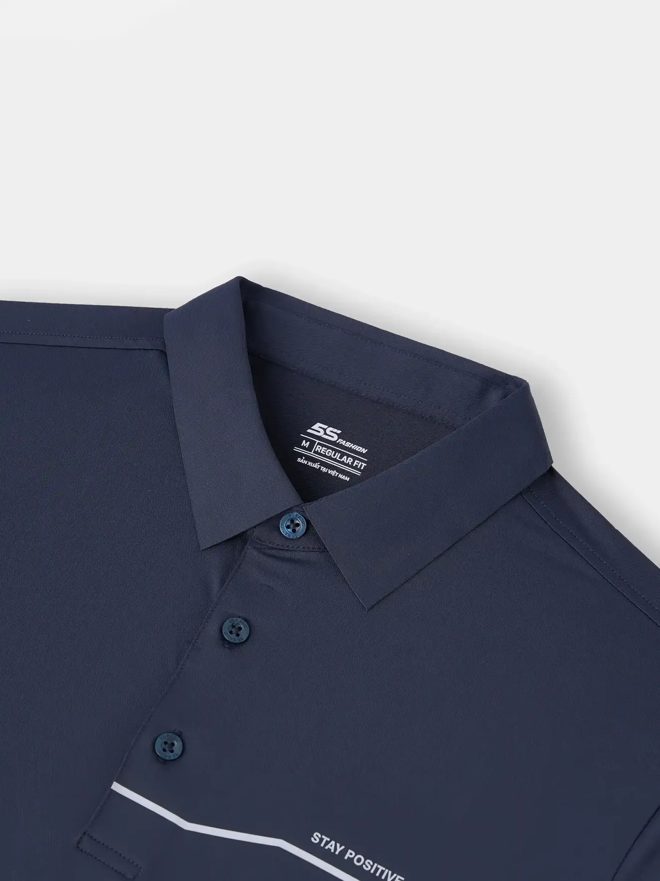 Áo Polo Thể Thao Nam 5S Fashion Phom Regular APC25138