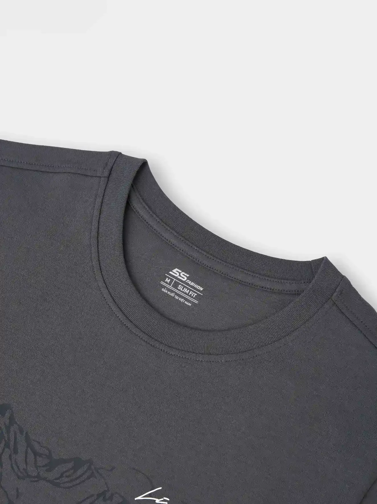 Áo Thun Nam Họa Tiết 5S Fashion Chất Liệu Tự Nhiên ATS25023