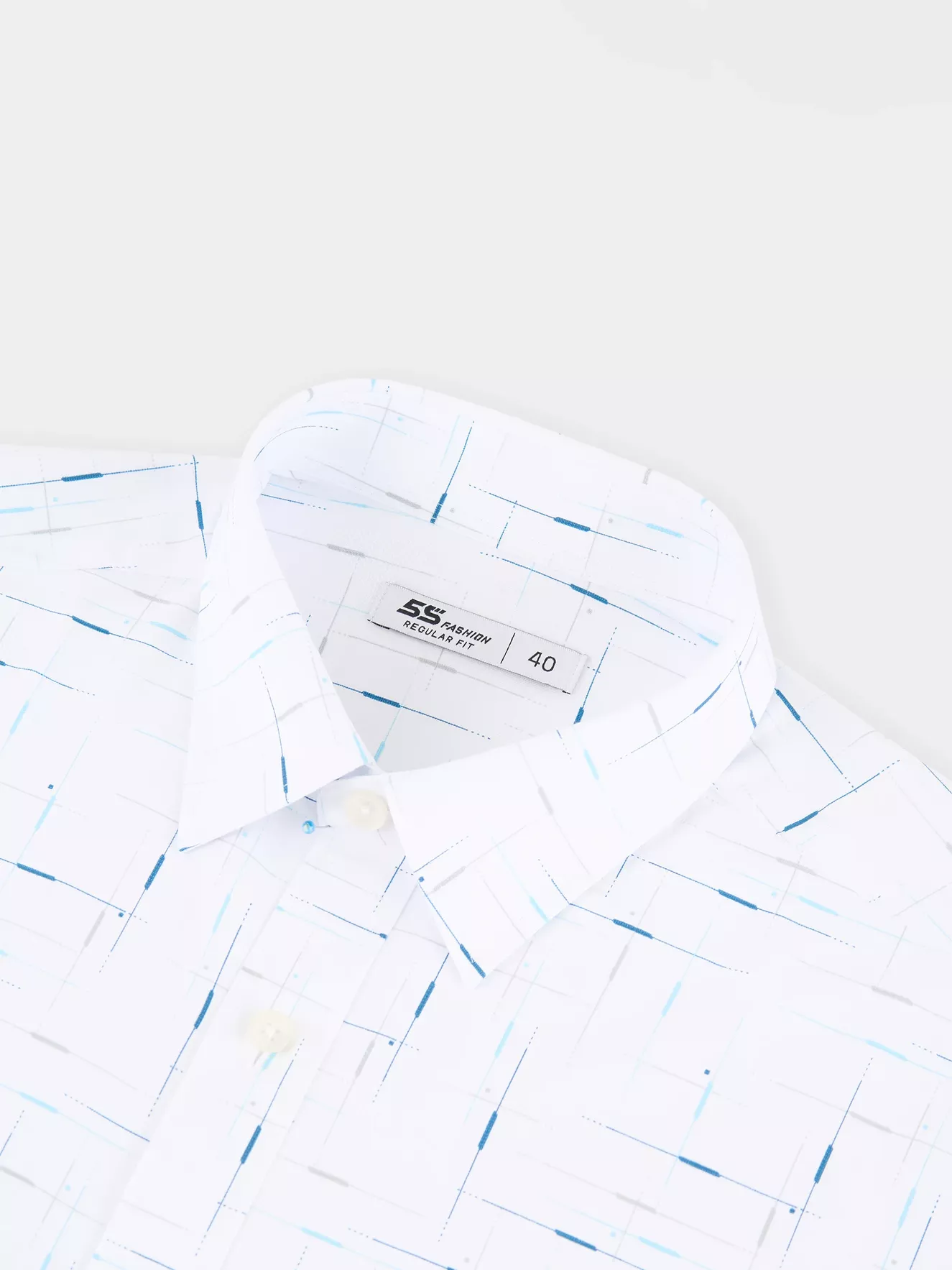 Áo Sơ Mi Nam Họa Tiết 5S Fashion Phom Regular ASM25064