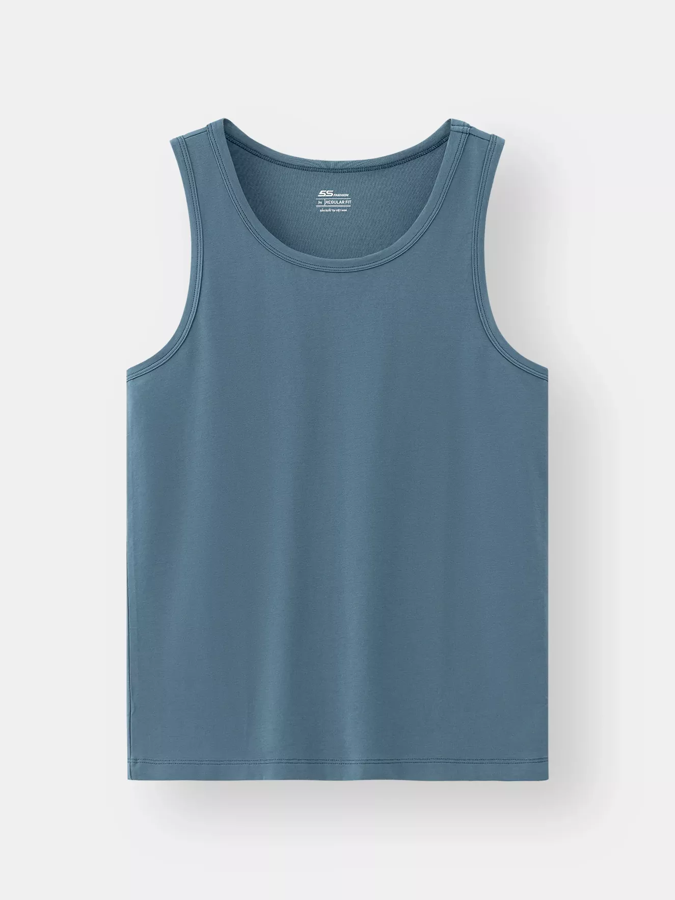 Áo Ba Lỗ Nam 5S Fashion Cotton Basic Phom Regular ABL25002