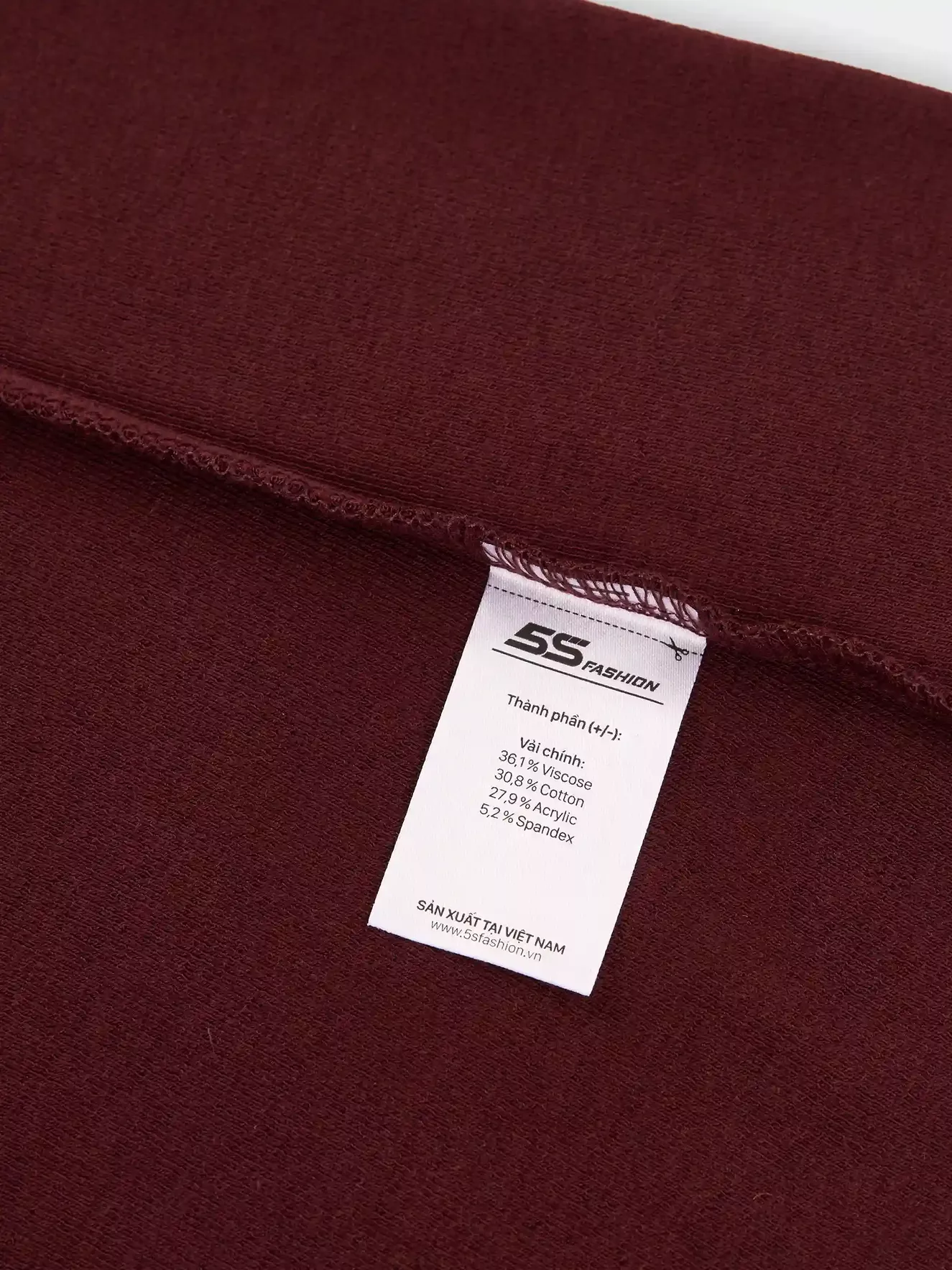 Áo Giữ Nhiệt Nữ 5S Fashion Cổ Vuông Slimfit W0AGN25003