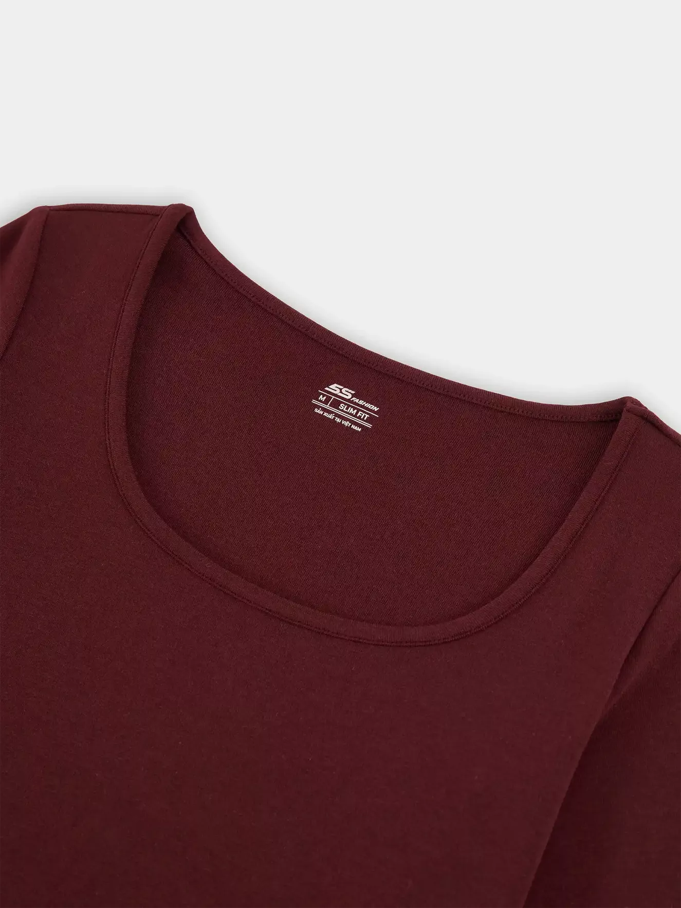 Áo Giữ Nhiệt Nữ 5S Fashion Cổ Vuông Slimfit W0AGN25003