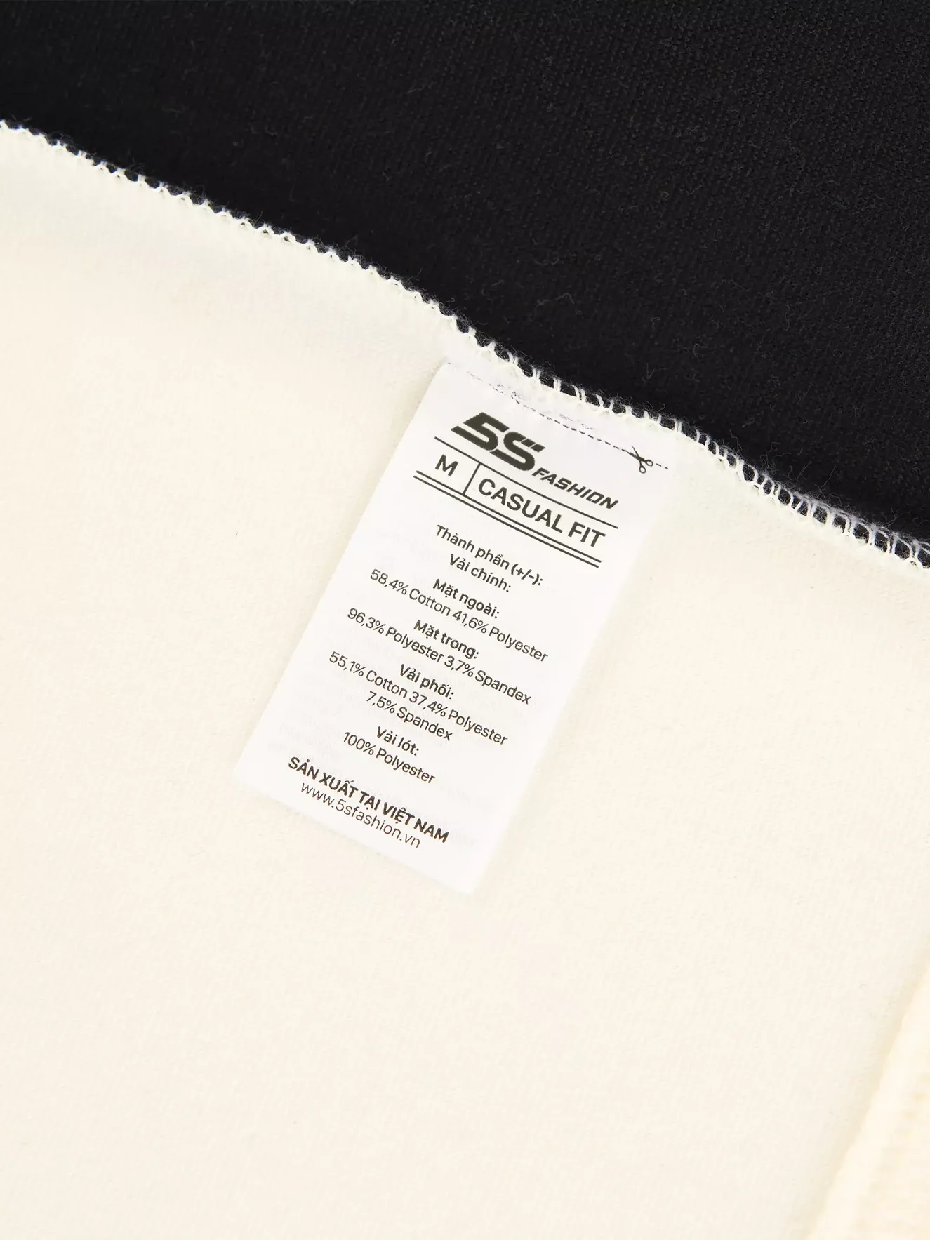 Áo Nỉ Hoodie Nam 5S Fashion Can Phối Phom Casual MBANH25008