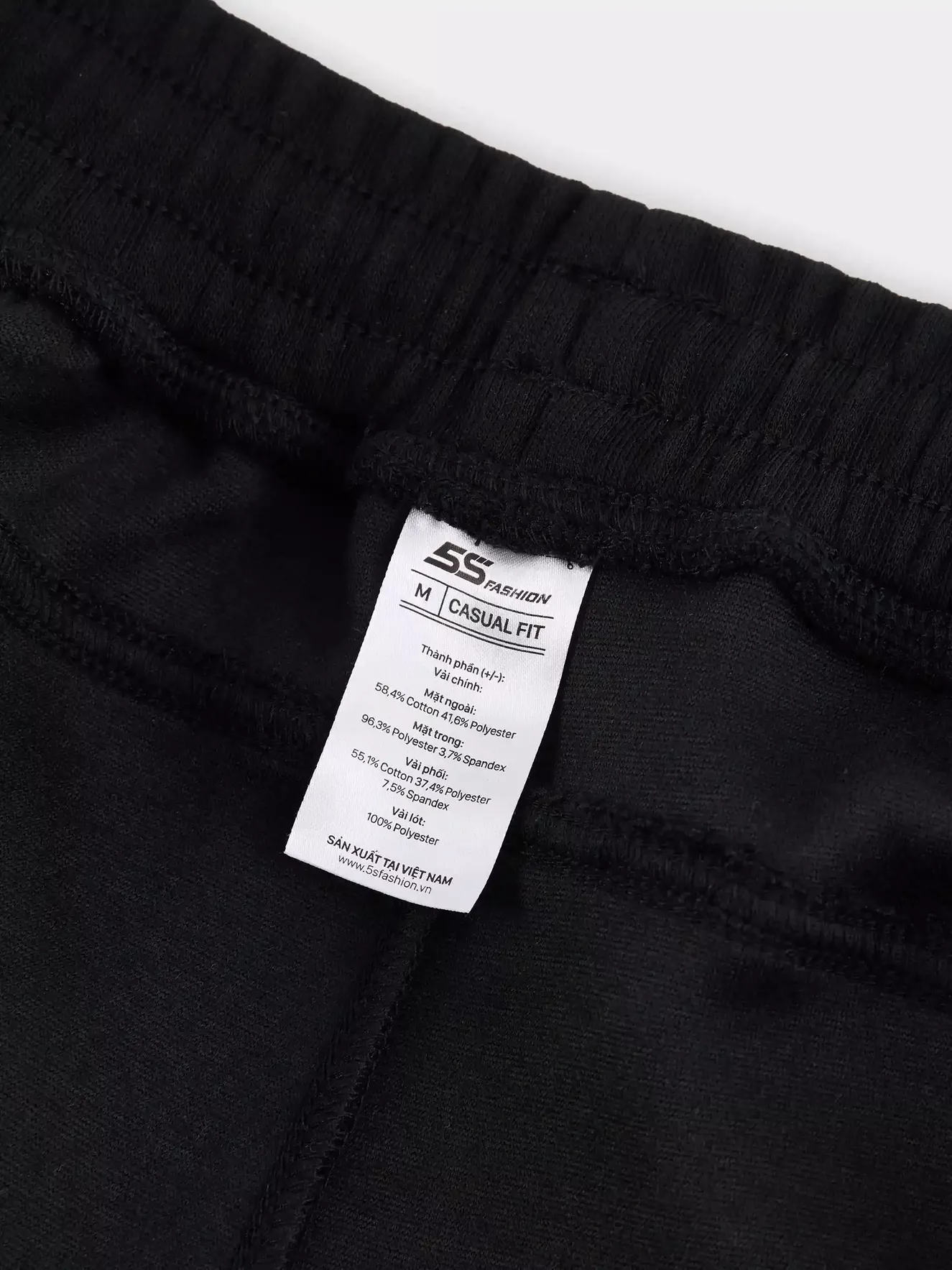 Quần Nỉ Nam Dáng Jogger 5S Fashion Phom Casual MBQNI25008