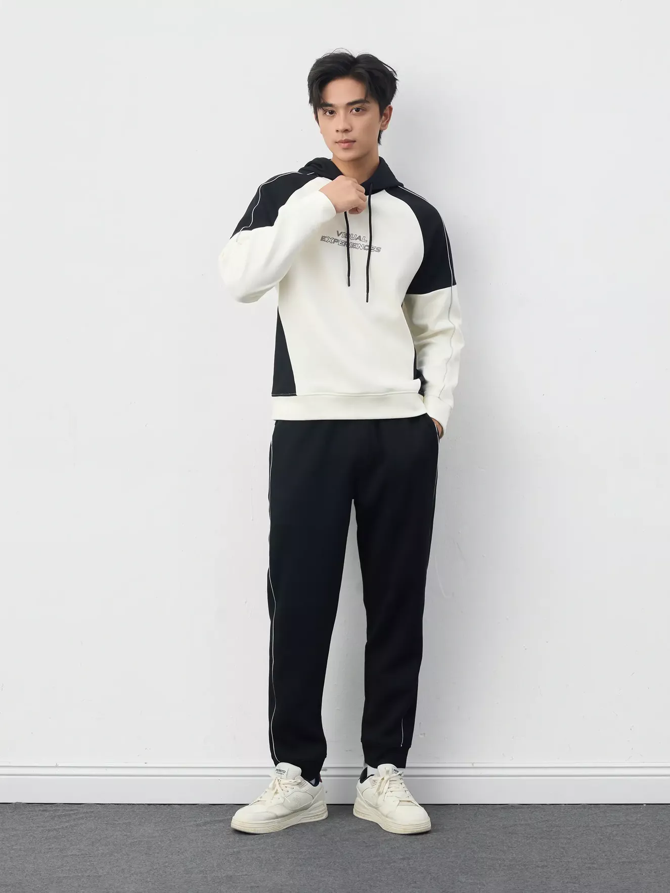 Áo Nỉ Hoodie Nam 5S Fashion Can Phối Phom Casual MBANH25008