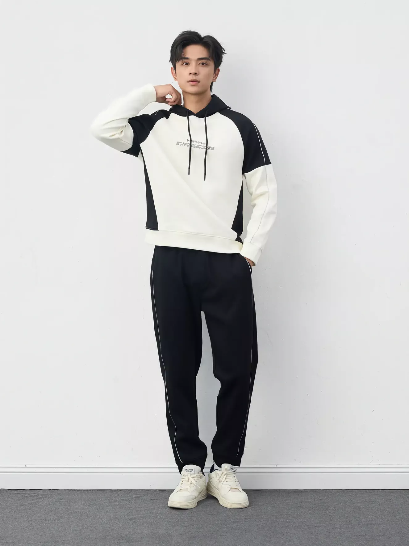 Áo Nỉ Hoodie Nam 5S Fashion Can Phối Phom Casual MBANH25008