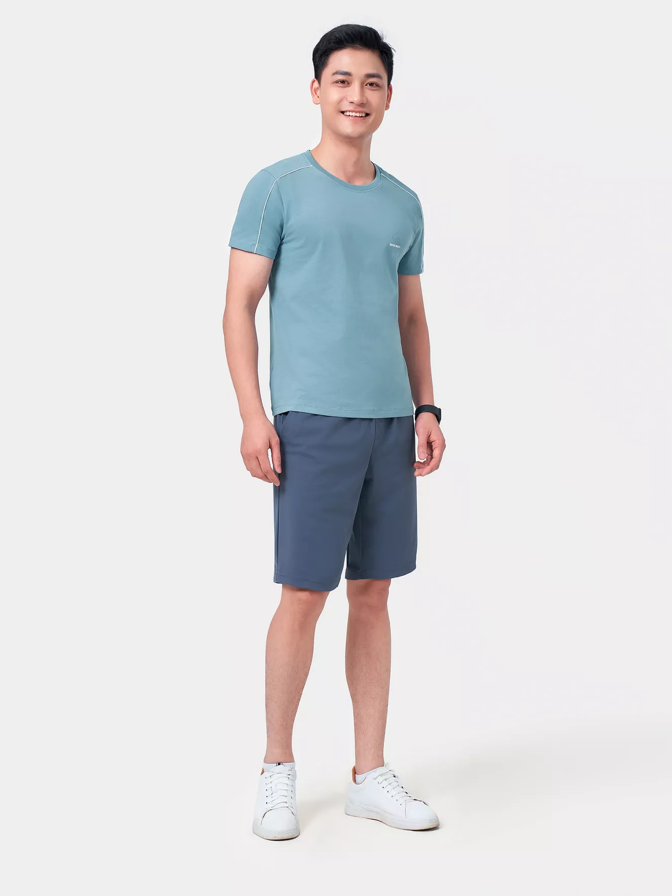 Áo Thun Nam Ngắn Tay 5S Fashion Virtual Reality Slimfit ATS24045