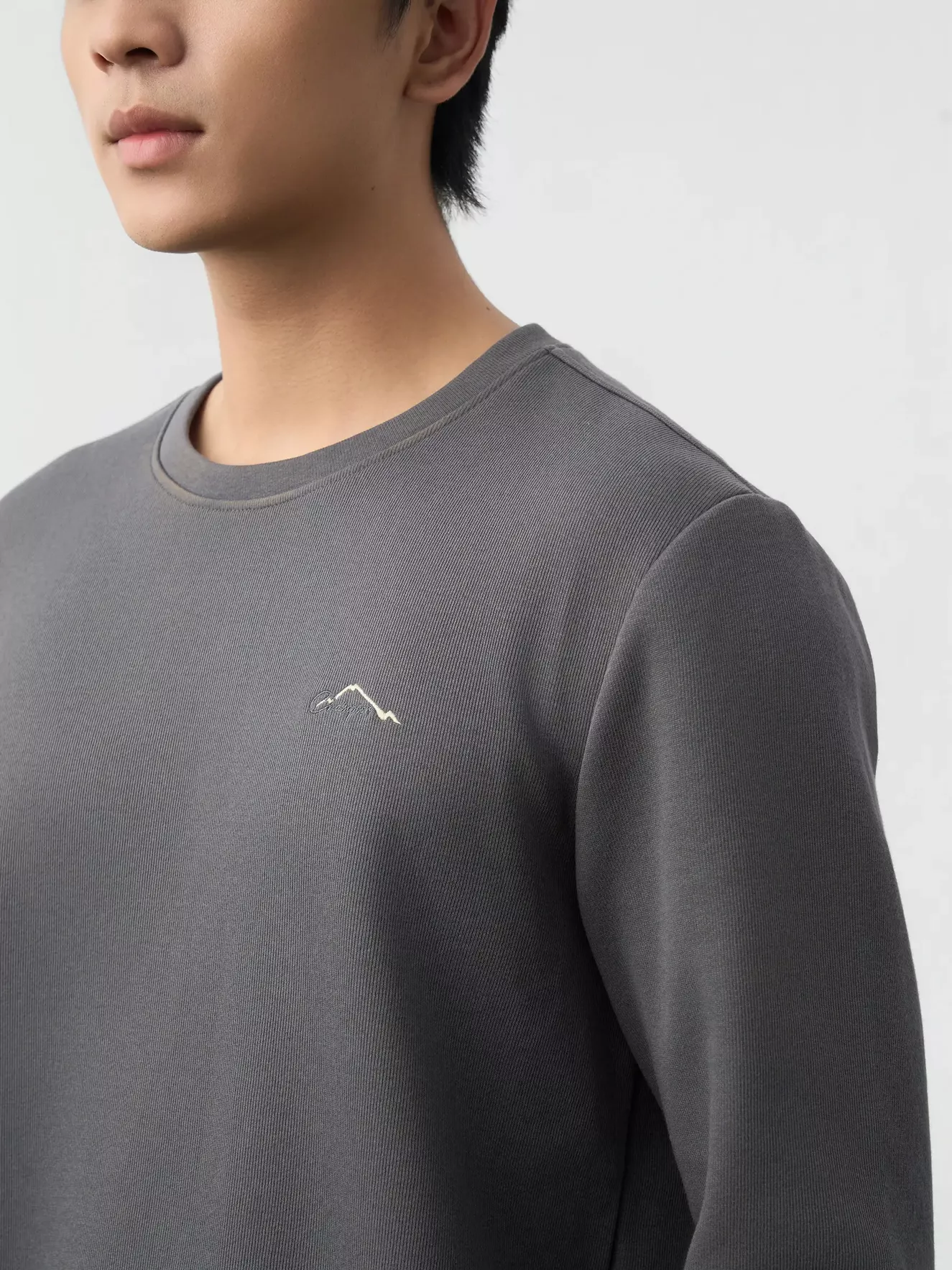 Áo Nỉ Nam S-WARM 5S Fashion Thêu Họa Tiết Phom Slimfit MBANI25013