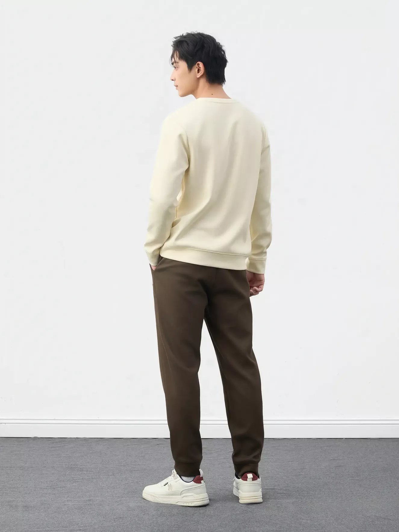 Quần Nỉ Nam S-WARM 5S Fashion Thêu Họa Tiết Phom Slimfit MBQNI25013