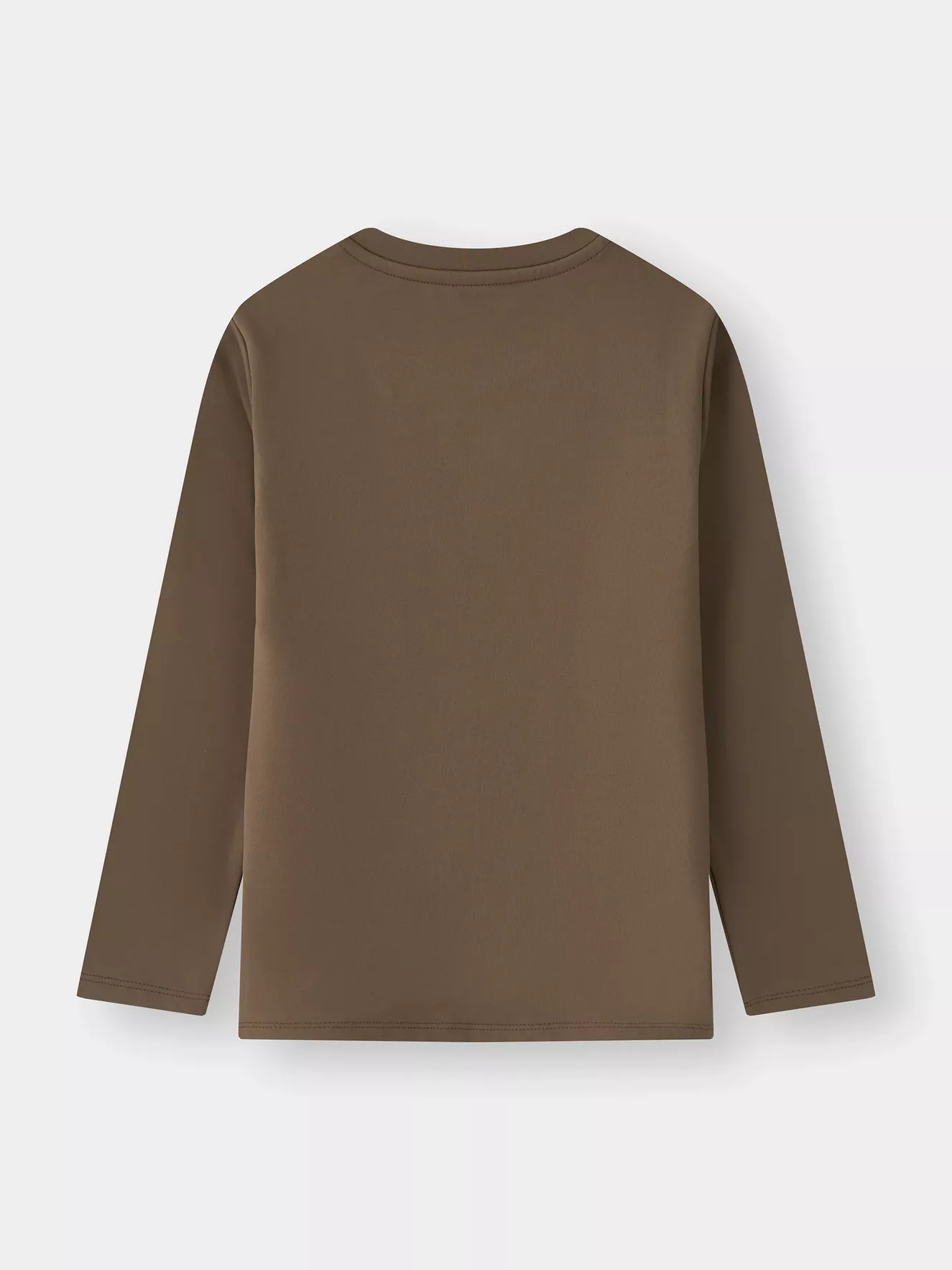 Áo Giữ Nhiệt Bé Trai Cổ Tròn 5S Fashion Lót Nỉ Bông Slimfit B0AGN25005