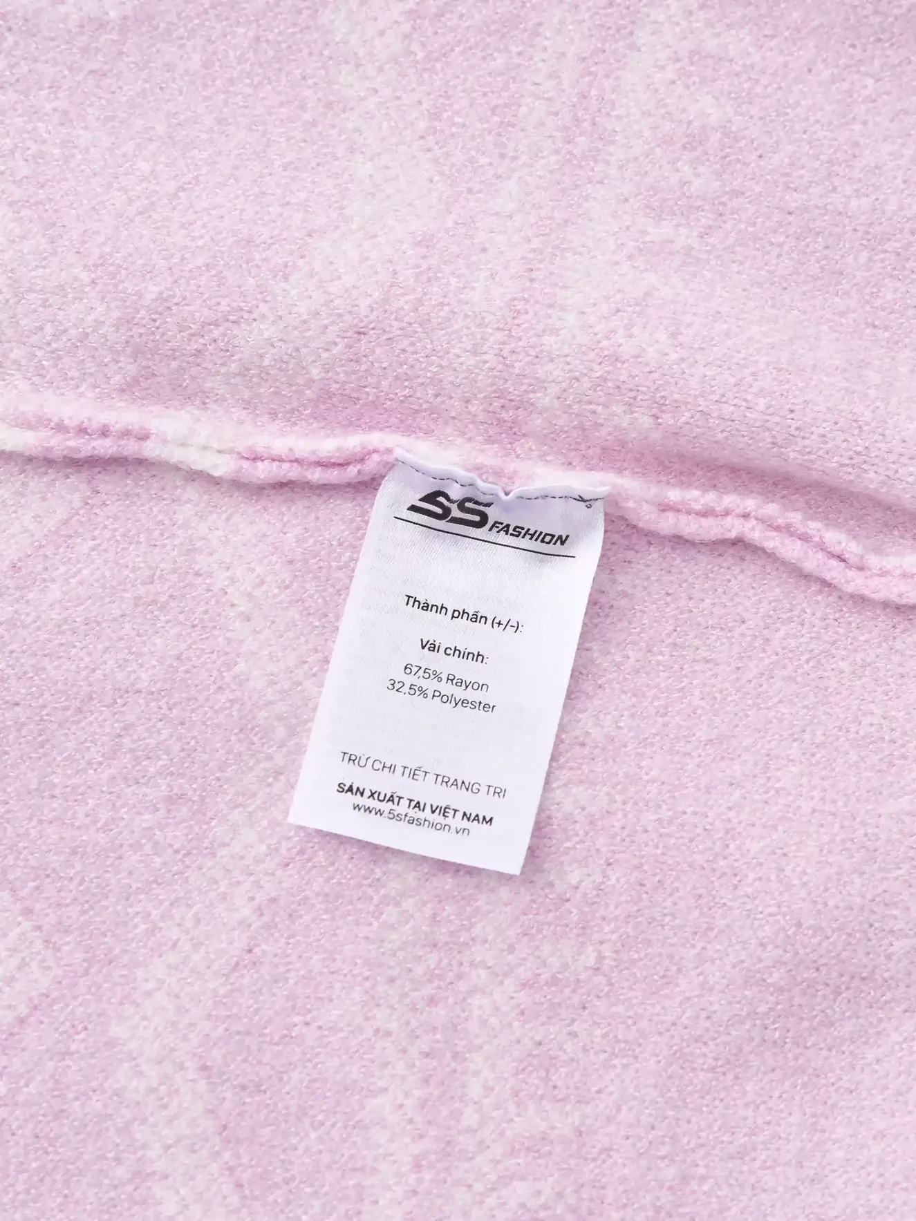 Áo Len Bé Gái 5S Fashion Tay Raglan Phom Regular G0ALE25002