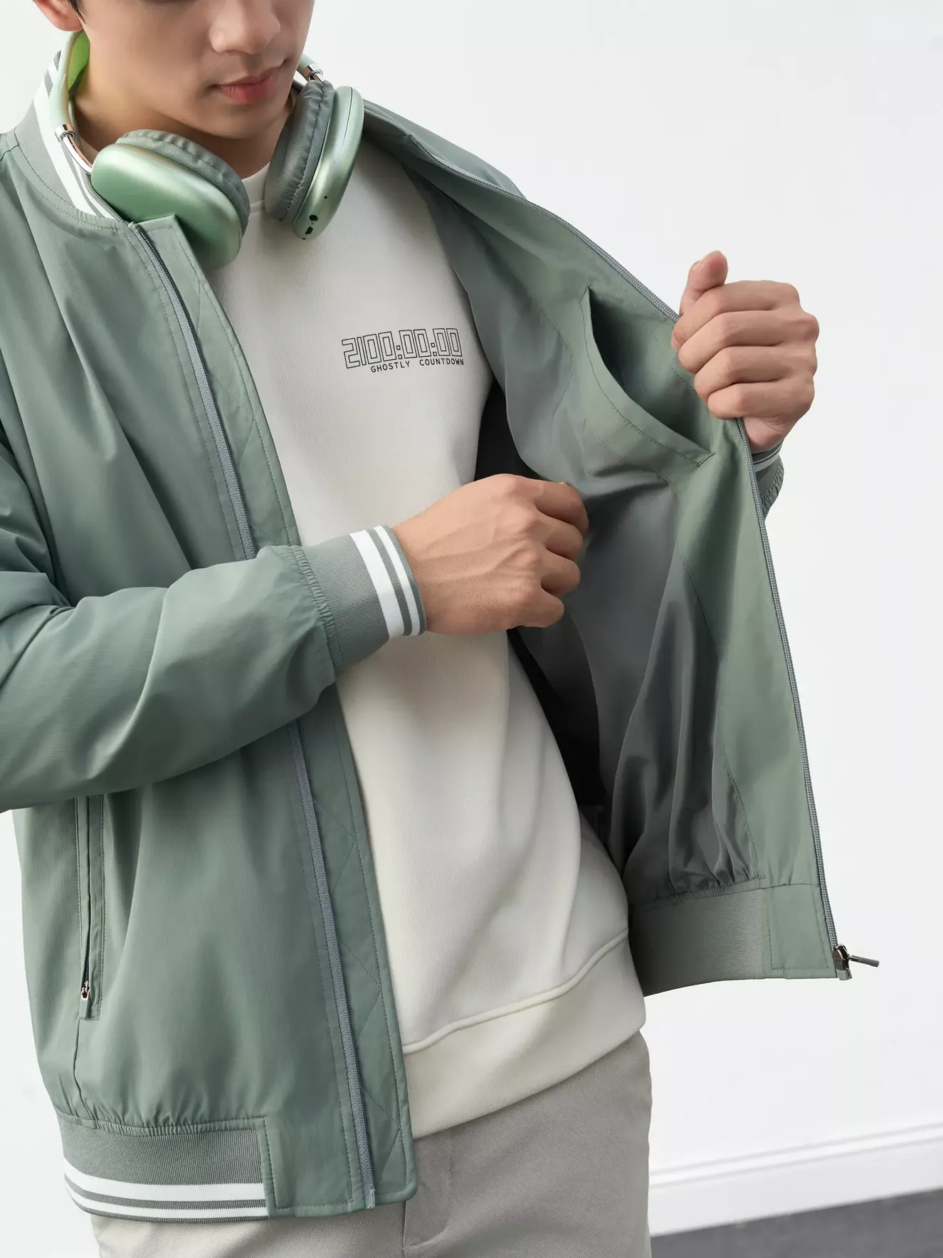 Áo Khoác Bomber Nam 5S Fashion INFINITE Phom Slimfit M0AKB25006