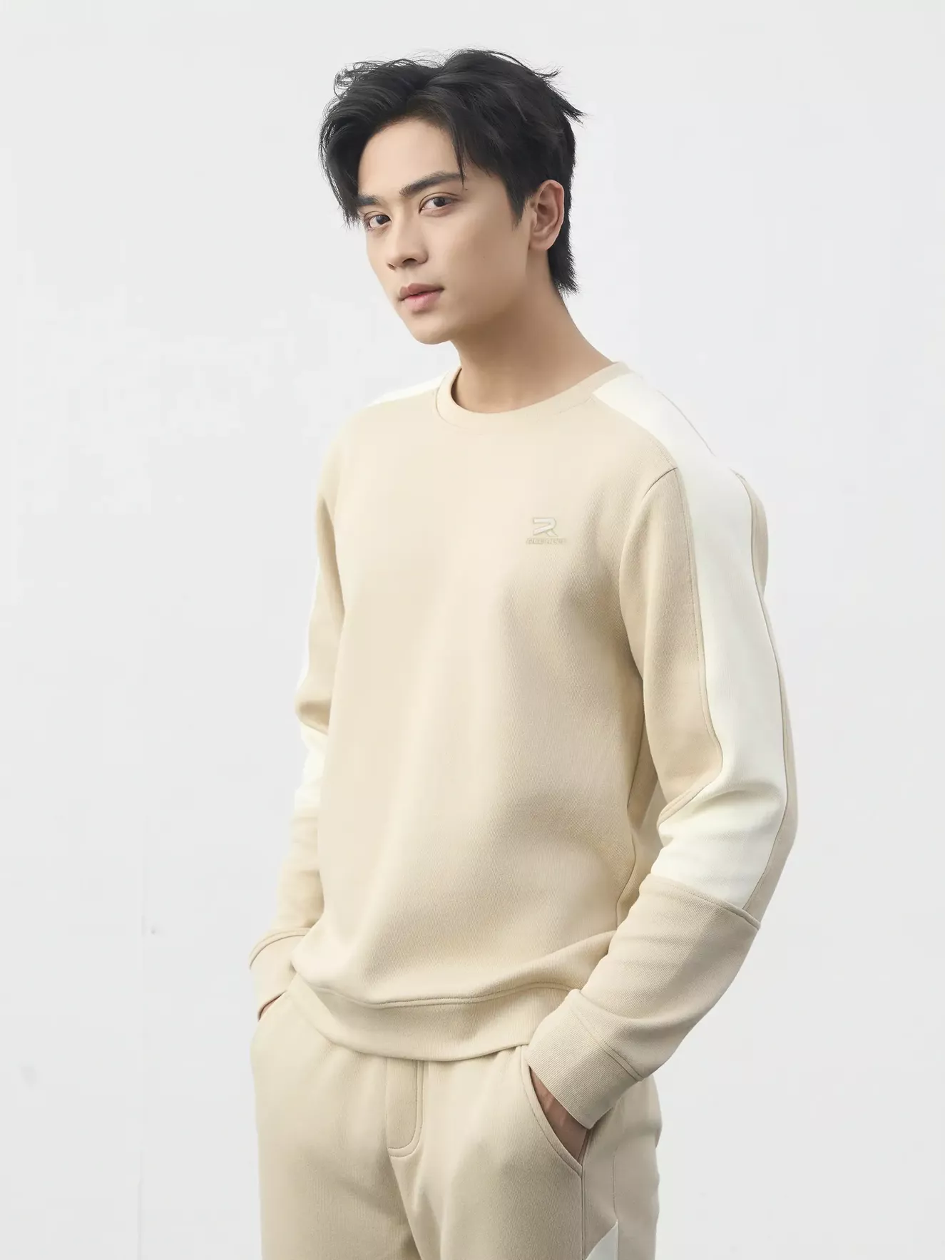 Set Bộ Nỉ Nam Can Phối RELIABLE S-WARM 5S Fashion Phom Slimfit MBNI25005