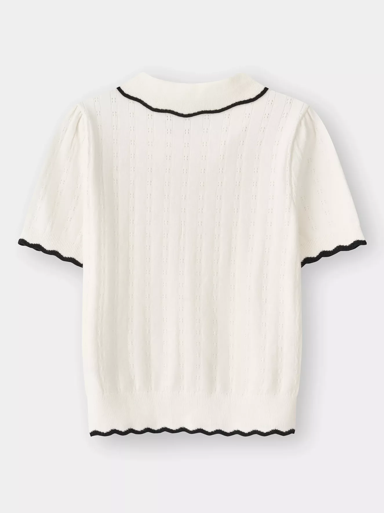 Áo Len Cộc Tay Nữ 5S Fashion Dệt Hiệu Ứng W0ALC25006