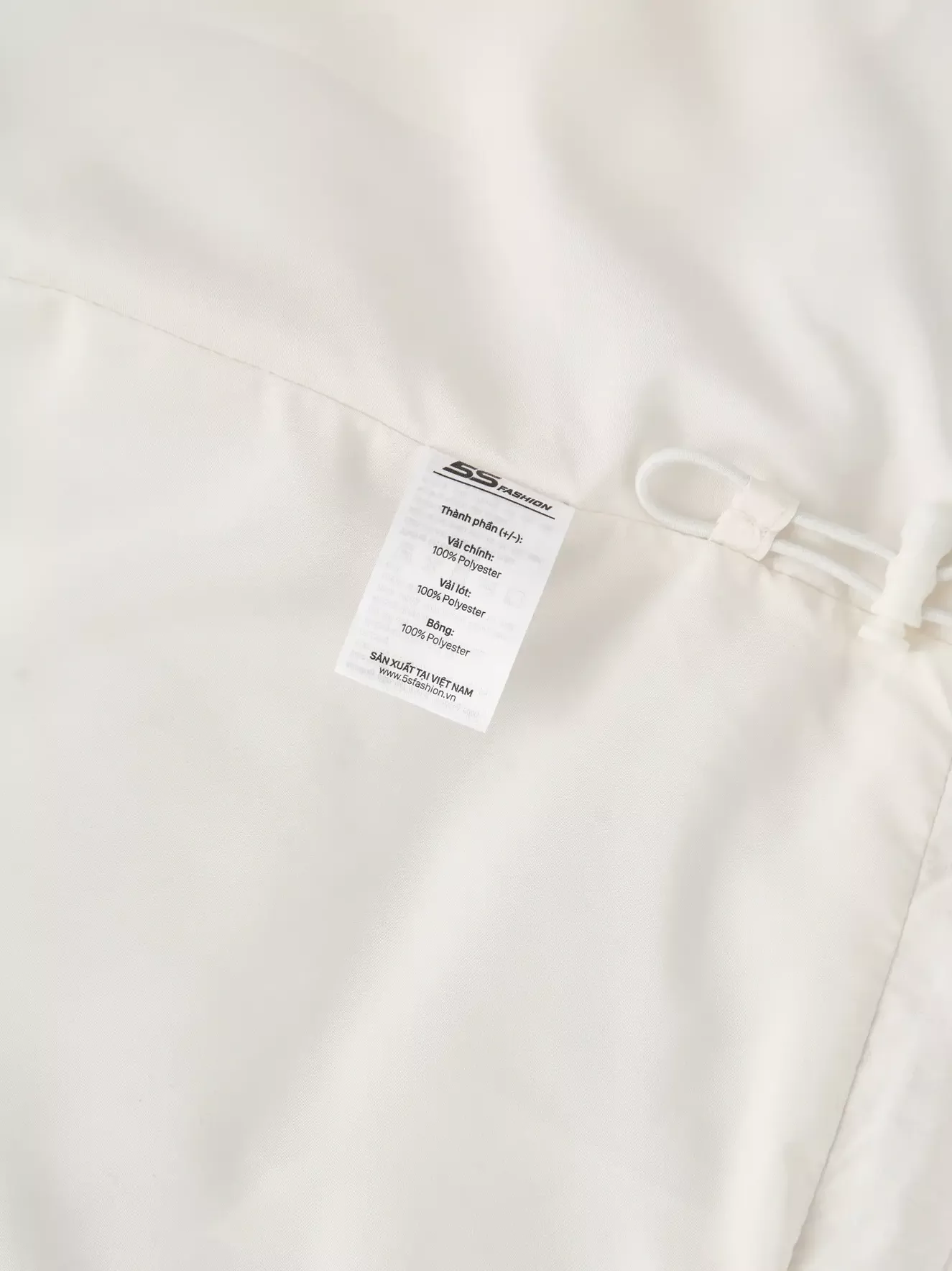 Áo Khoác Phao Gile 5S FASHION Vải Hiệu Ứng Cao Cấp W0APH25006