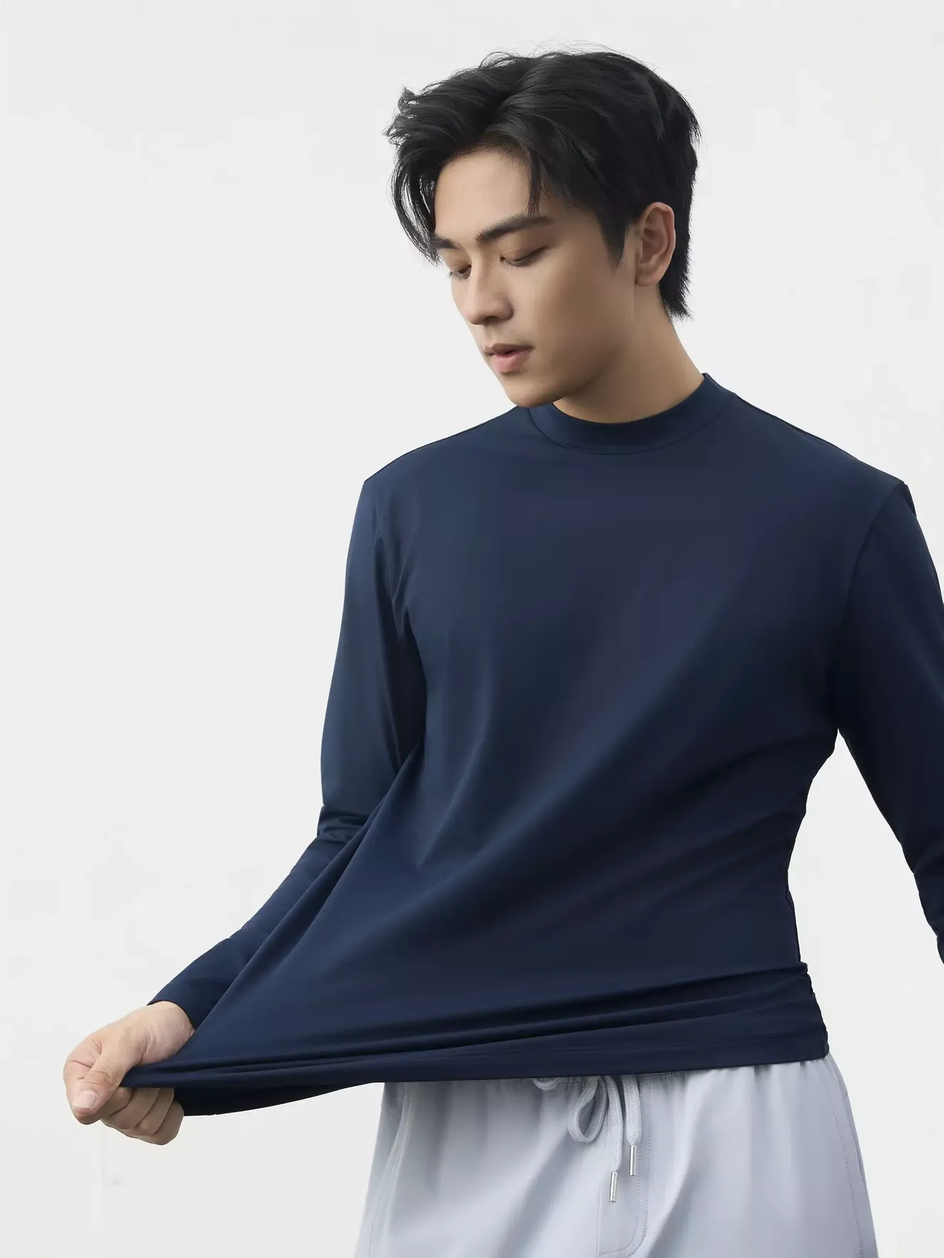 Áo Giữ Nhiệt Nam Cổ 3 Phân 5S Fashion HEATTECH Extra-warm Siêu Ấm M0AGN25005