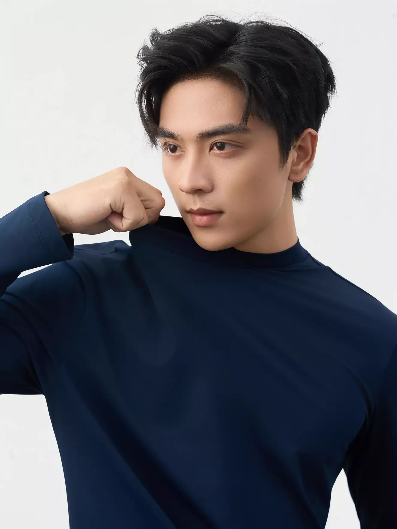 Áo Giữ Nhiệt Nam Cổ 3 Phân 5S Fashion HEATTECH Extra-warm Siêu Ấm M0AGN25005