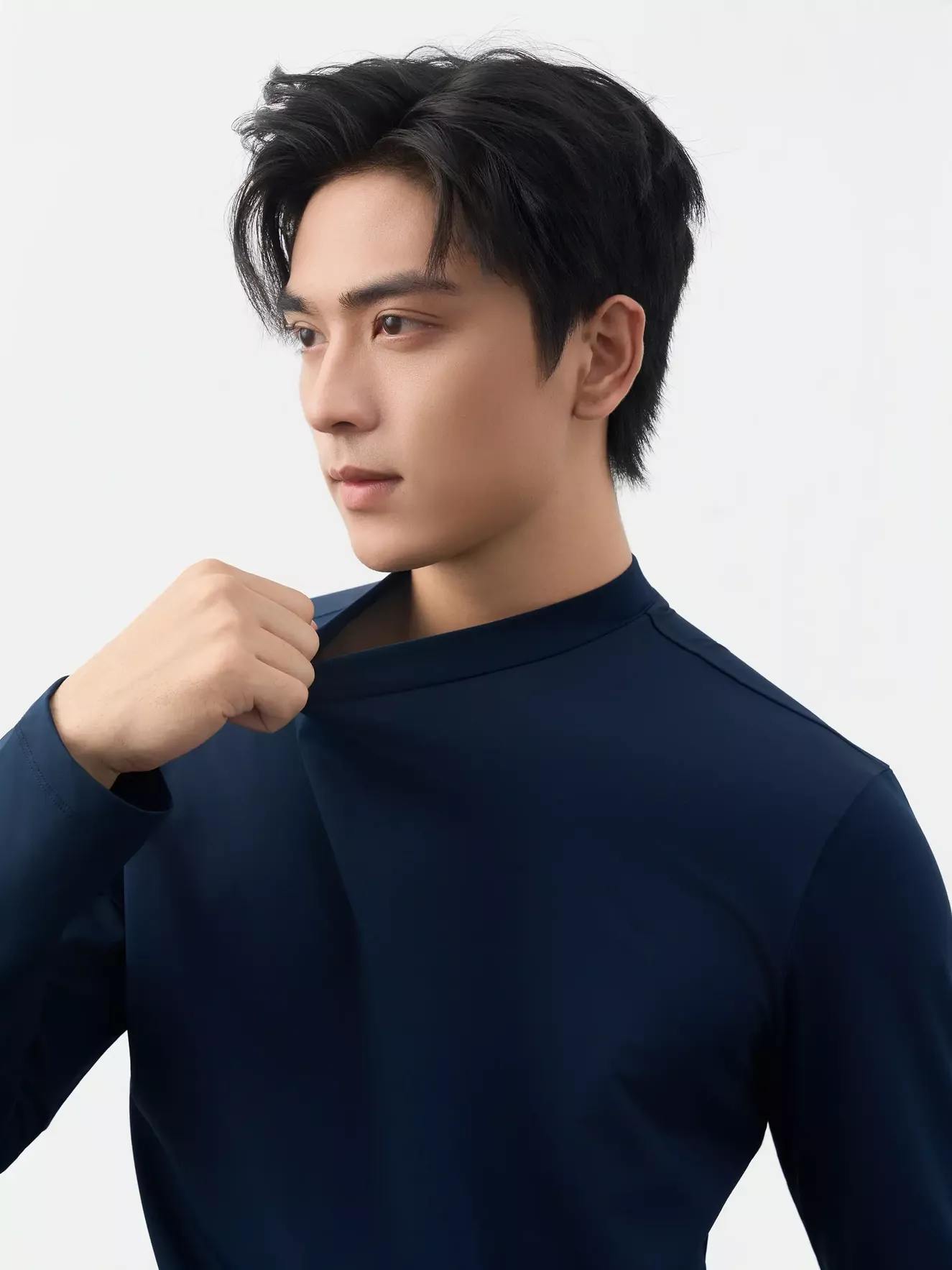 Áo Giữ Nhiệt Nam Cổ 3 Phân 5S Fashion HEATTECH Extra-warm Siêu Ấm M0AGN25005