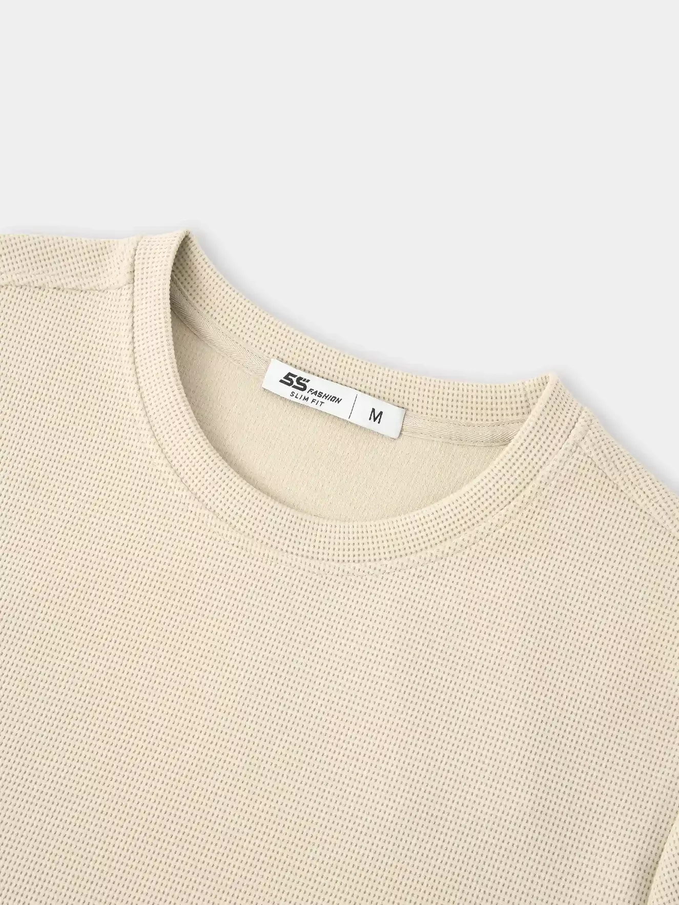 Áo Nỉ Nam 5S Fashion Vải Hiệu Ứng Phom Slimfit M0ANI25002