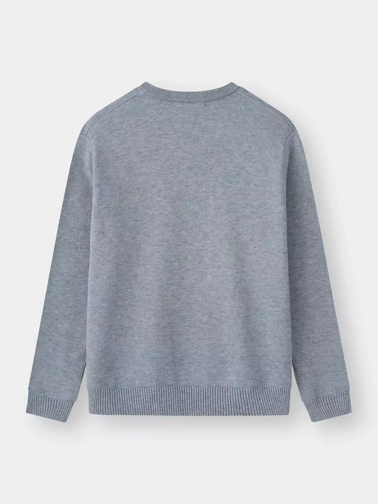 Áo Len Nam Cổ V 5S Fashion Trơn Basic Phom Regular M0ALE25005