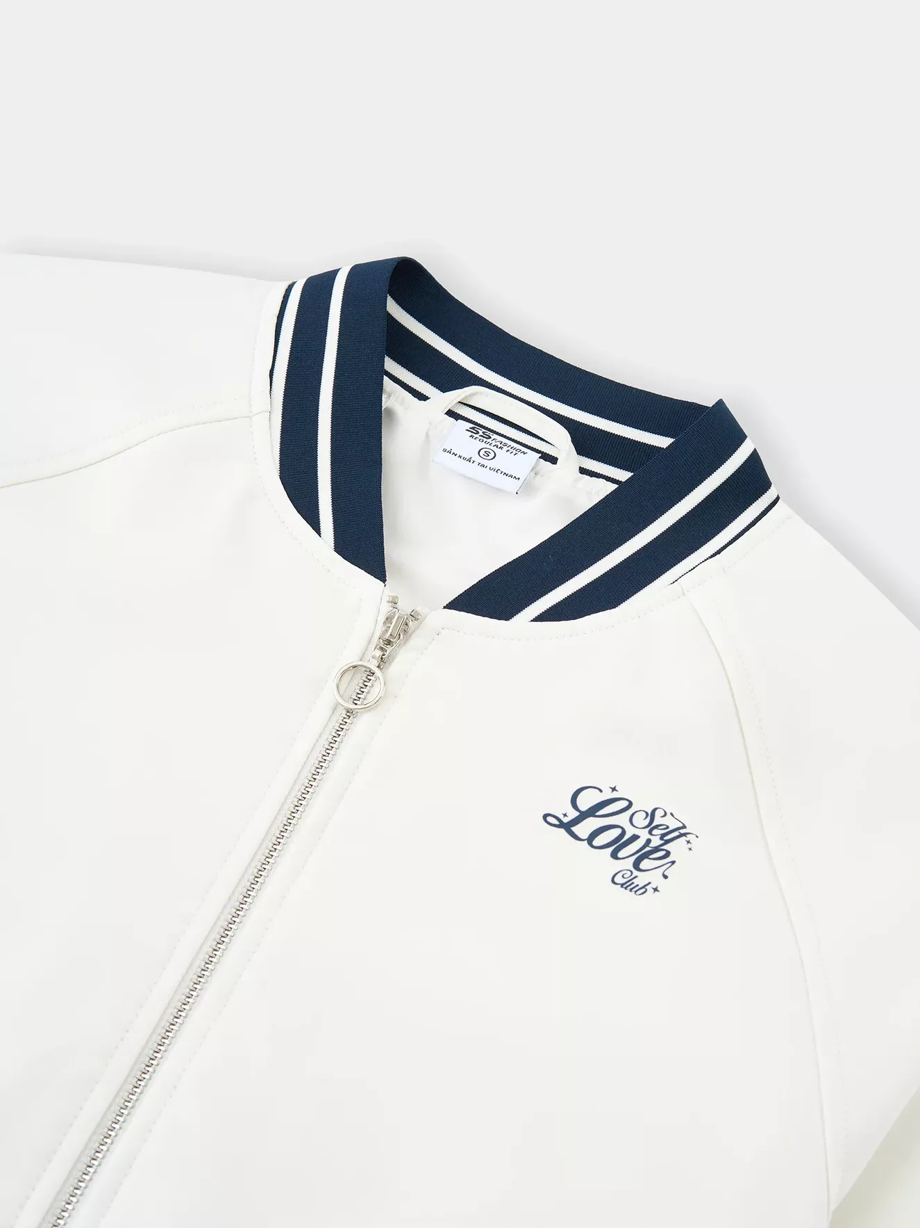 Áo Khoác Bomber Nữ 5S Fashion Tay Raglan Phom Regular WBAKG25009