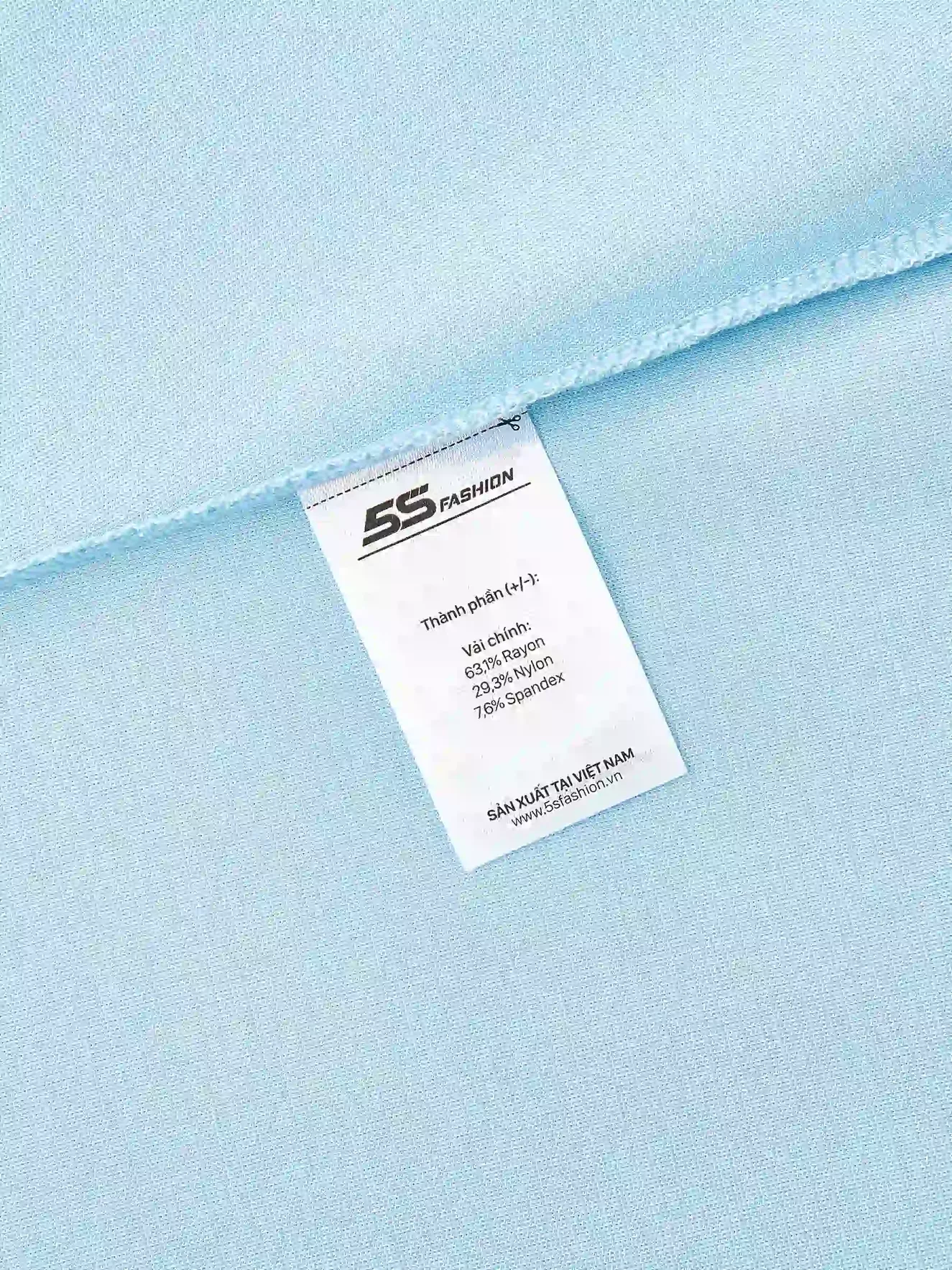 Áo Thun Dài Tay Nữ 5S Fashion Trơn Phom Slimfit W0ATH25001