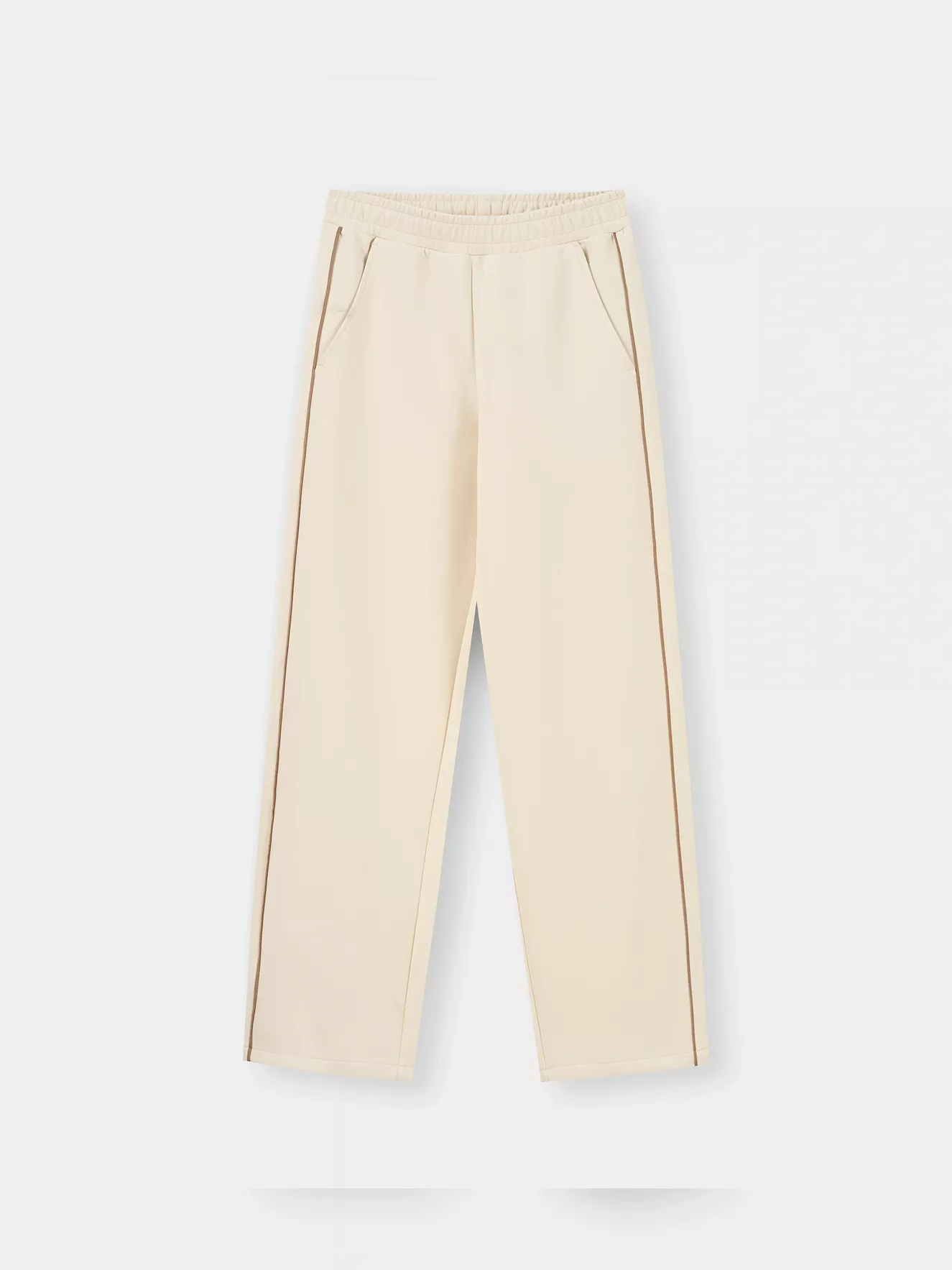 Quần Nỉ Nữ Phối Line 5S Fashion Phom Regular WBQNI25006