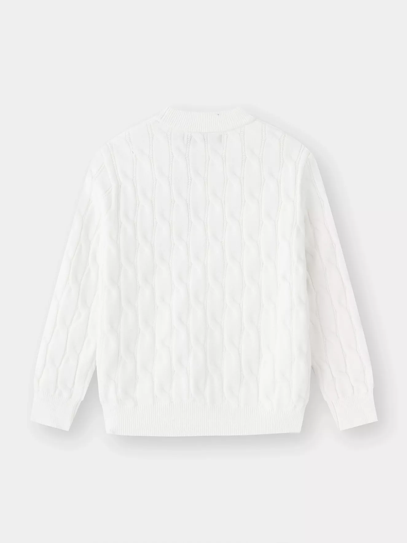 Áo Len Bé Gái Đính Nơ 5S Fashion Kiểu Vặn Thừng Phom Regular G0ALE25001