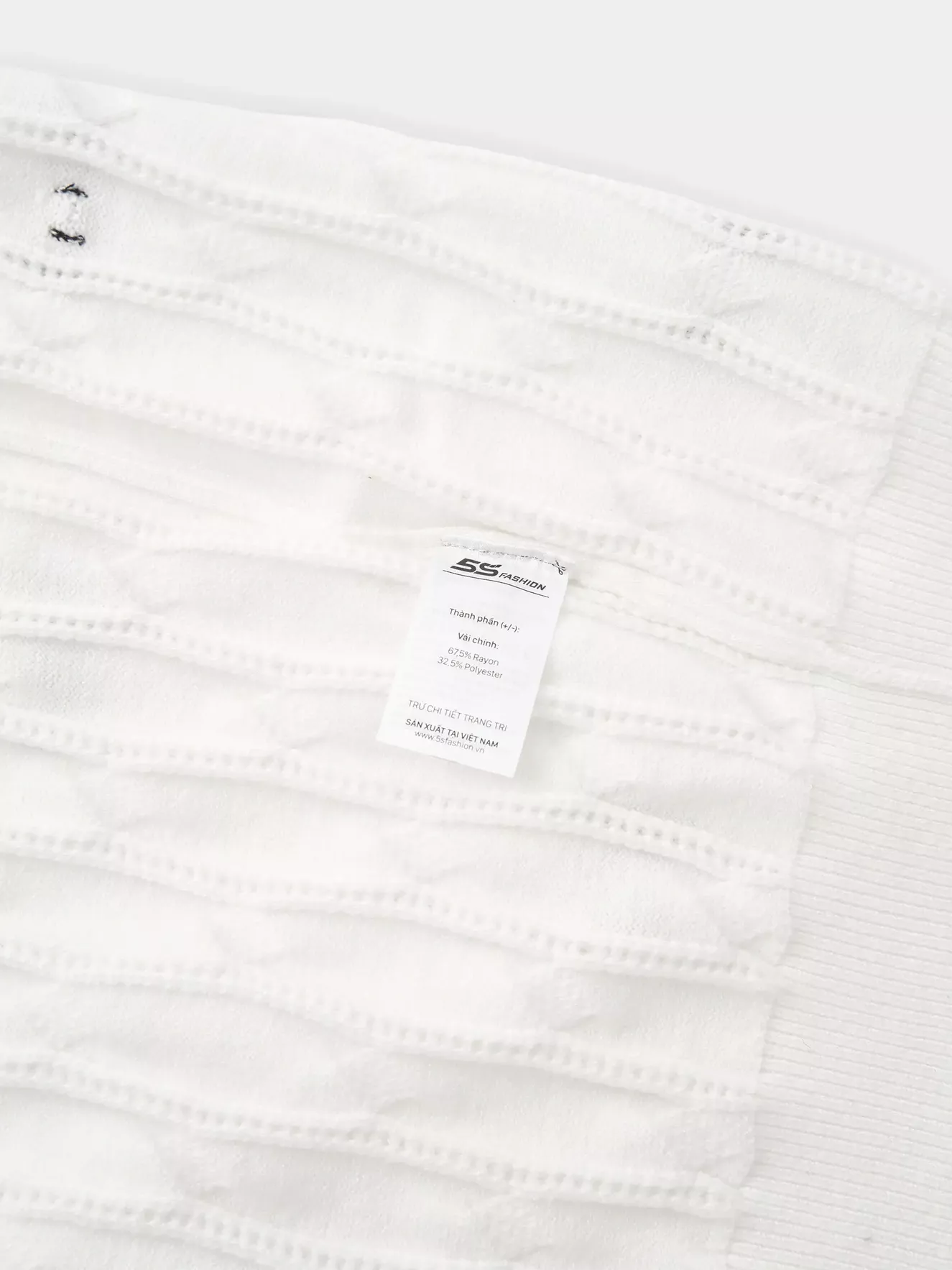 Áo Len Bé Gái Đính Nơ 5S Fashion Kiểu Vặn Thừng Phom Regular G0ALE25001