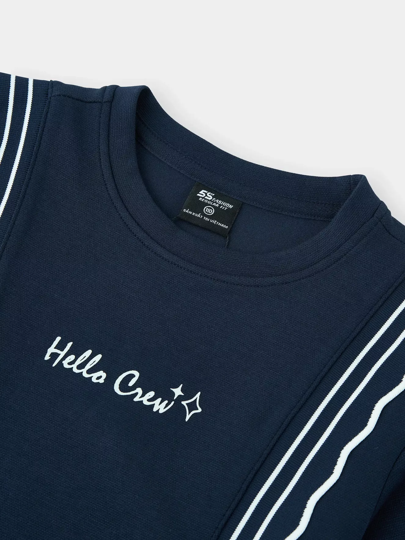 Áo Nỉ Bé Gái 5S Fashion Phối Bèo Dễ Thương Phom Regular G0ANI25001