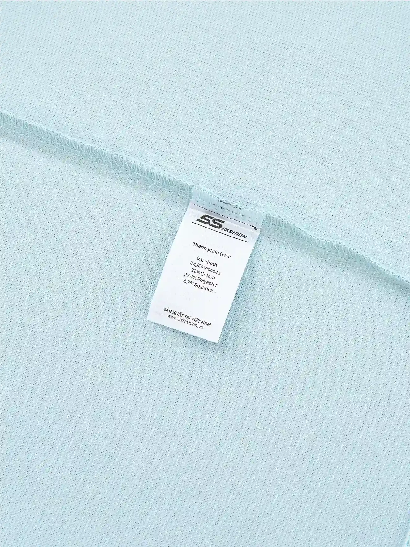 Áo Thun Nam Dài Tay 5S Fashion Trơn Basic Phom Regular M0ATH25009